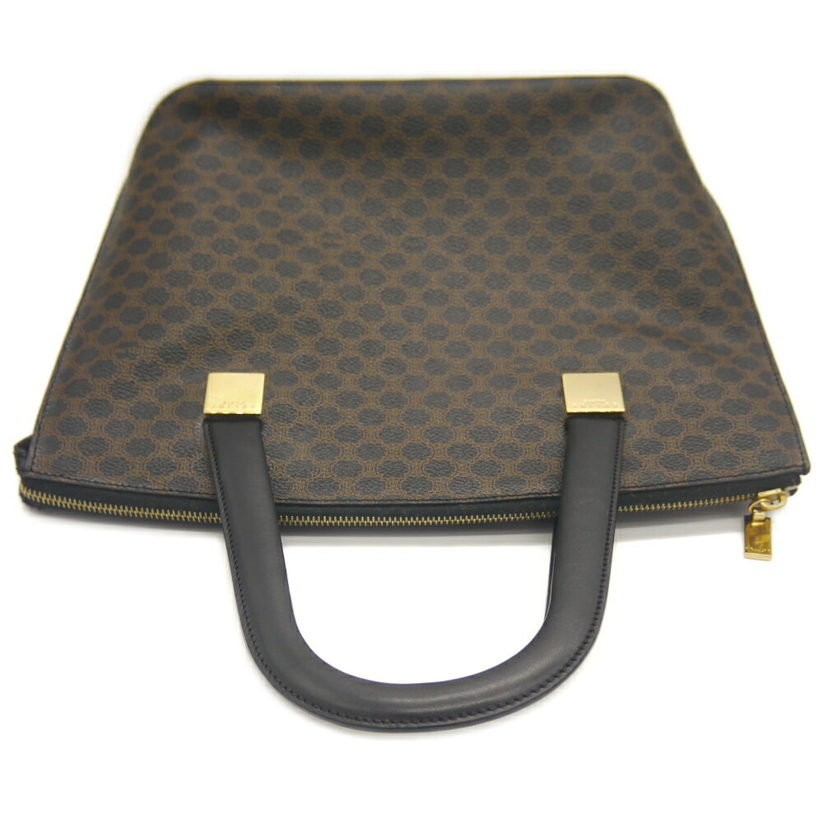 Celine Brown Pvc Leather Tote Bag (Pre-Owned)