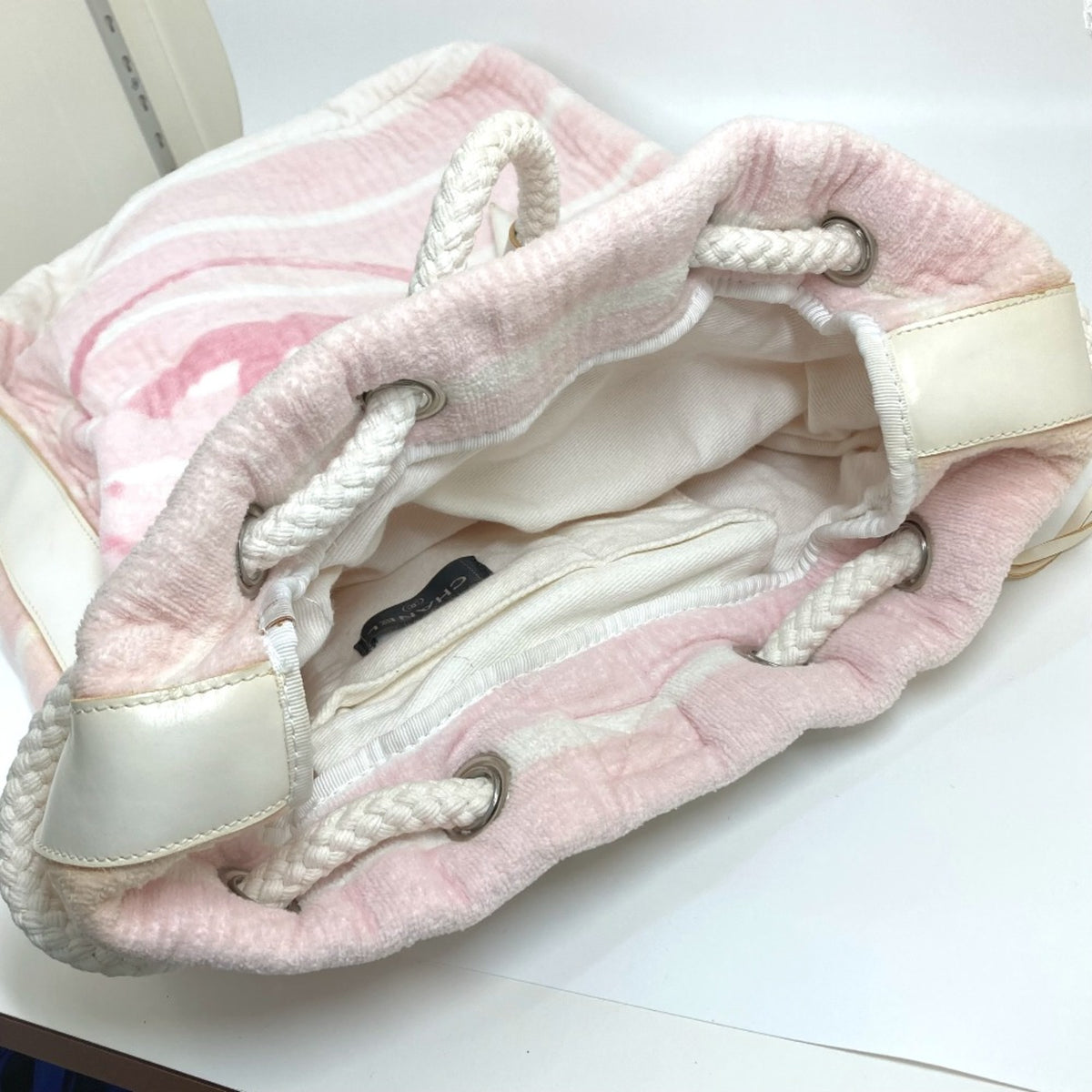 Chanel Pink Cotton Shoulder Bag (Pre-Owned)