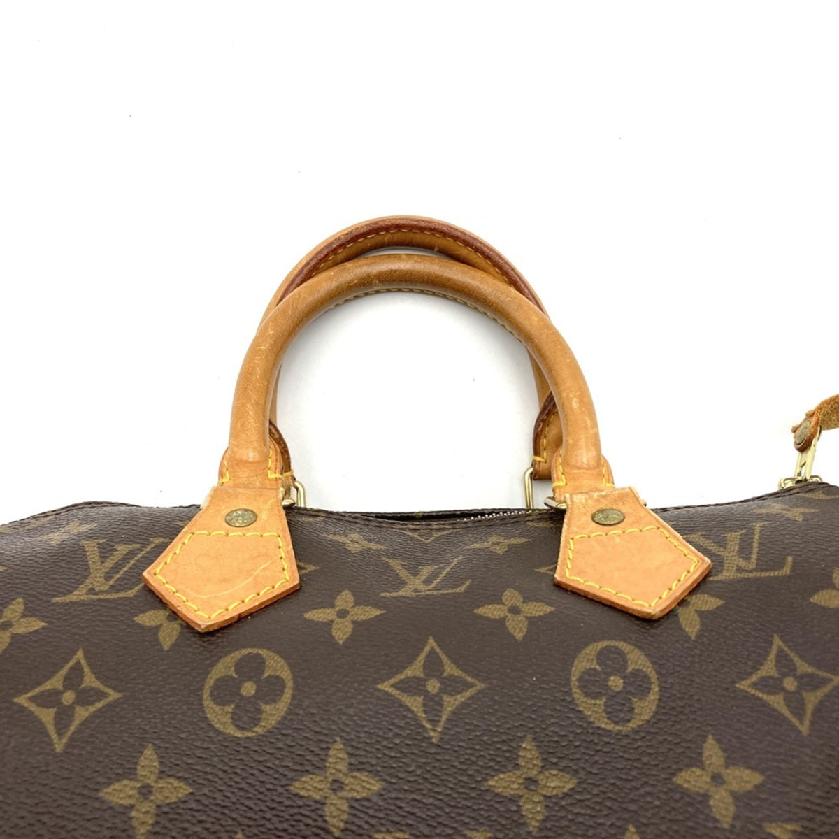 Louis Vuitton Brown Galle Monogram Monogram Boston Bag Handbag (Pre-Owned)