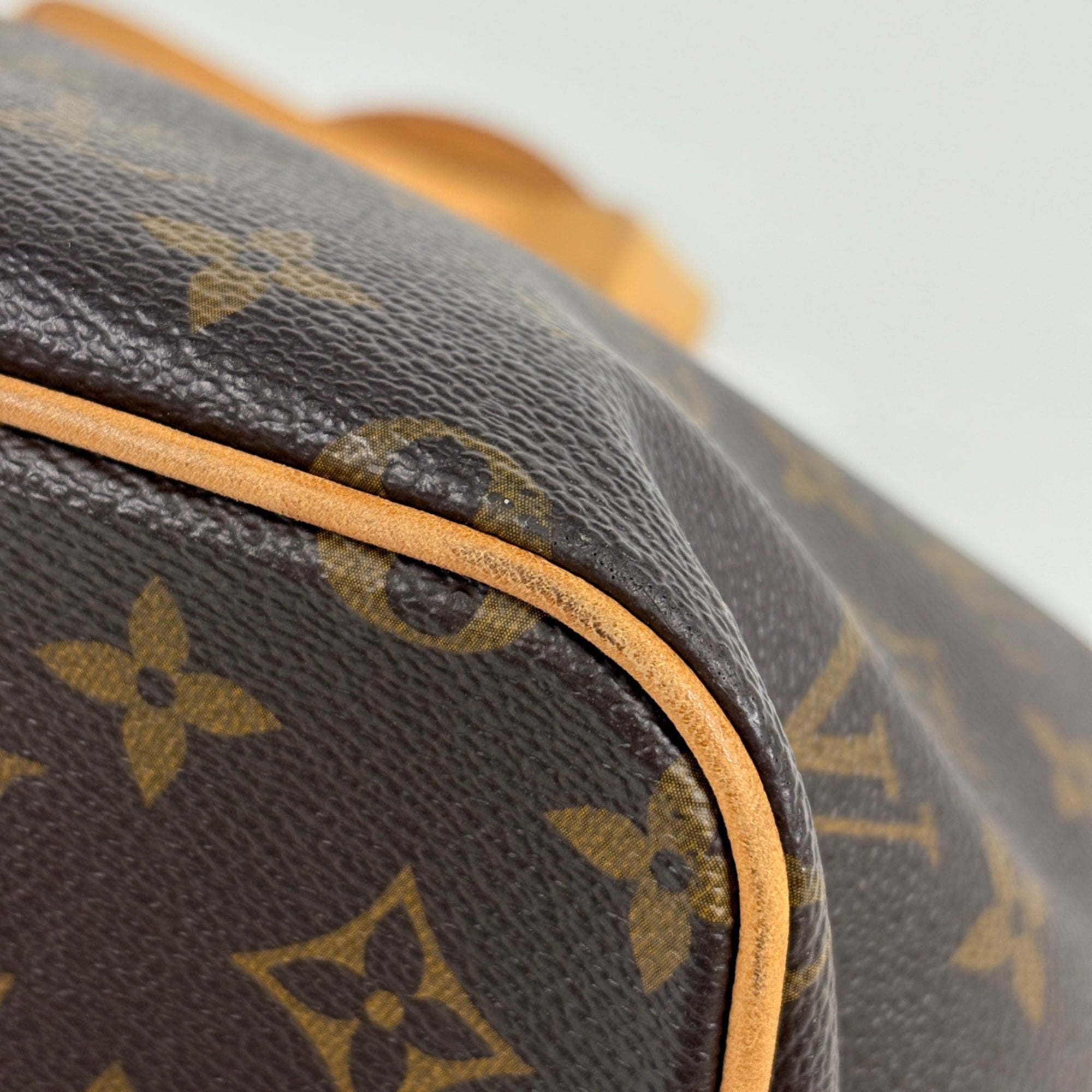 Louis Vuitton Brown Monogram Handbag Tote Bag (Pre-Owned)