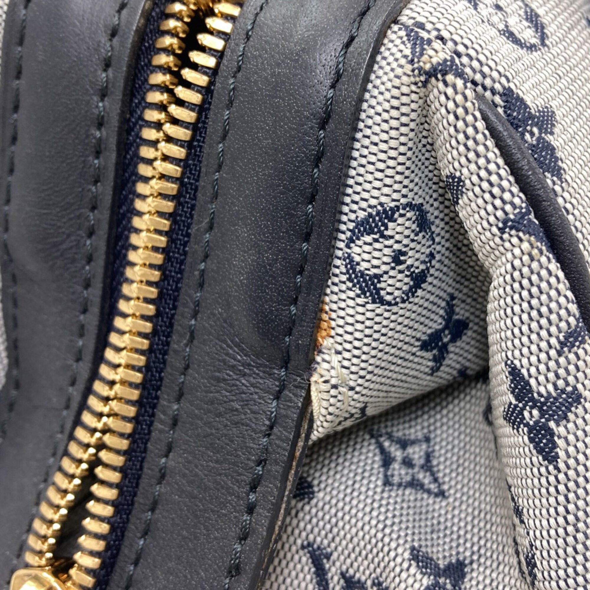 Louis Vuitton Navy Monogram Boston Bag (Pre-Owned)