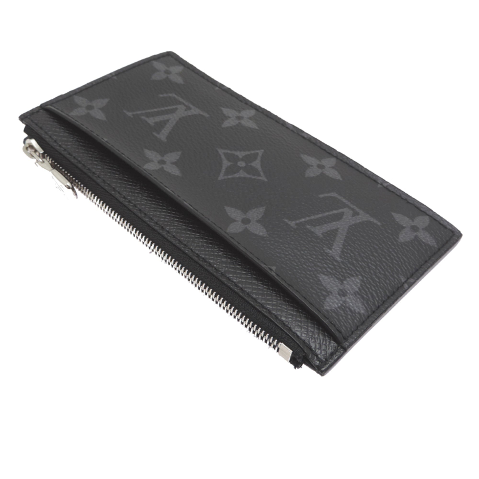 Louis Vuitton Noir Monogram Eclipse Coin Purse/Coin Case (Pre-Owned)