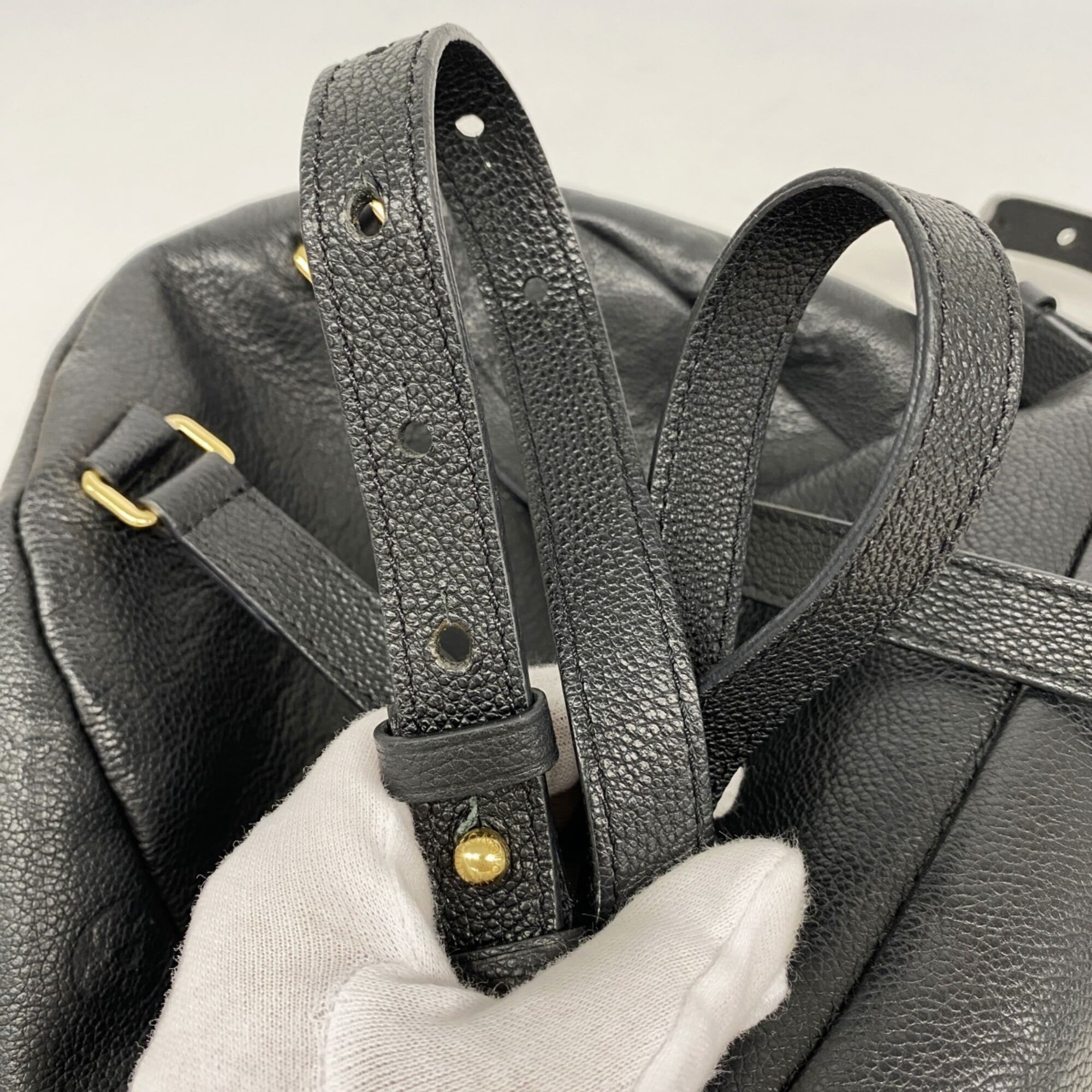 Louis Vuitton Noir Backpack (Pre-Owned)