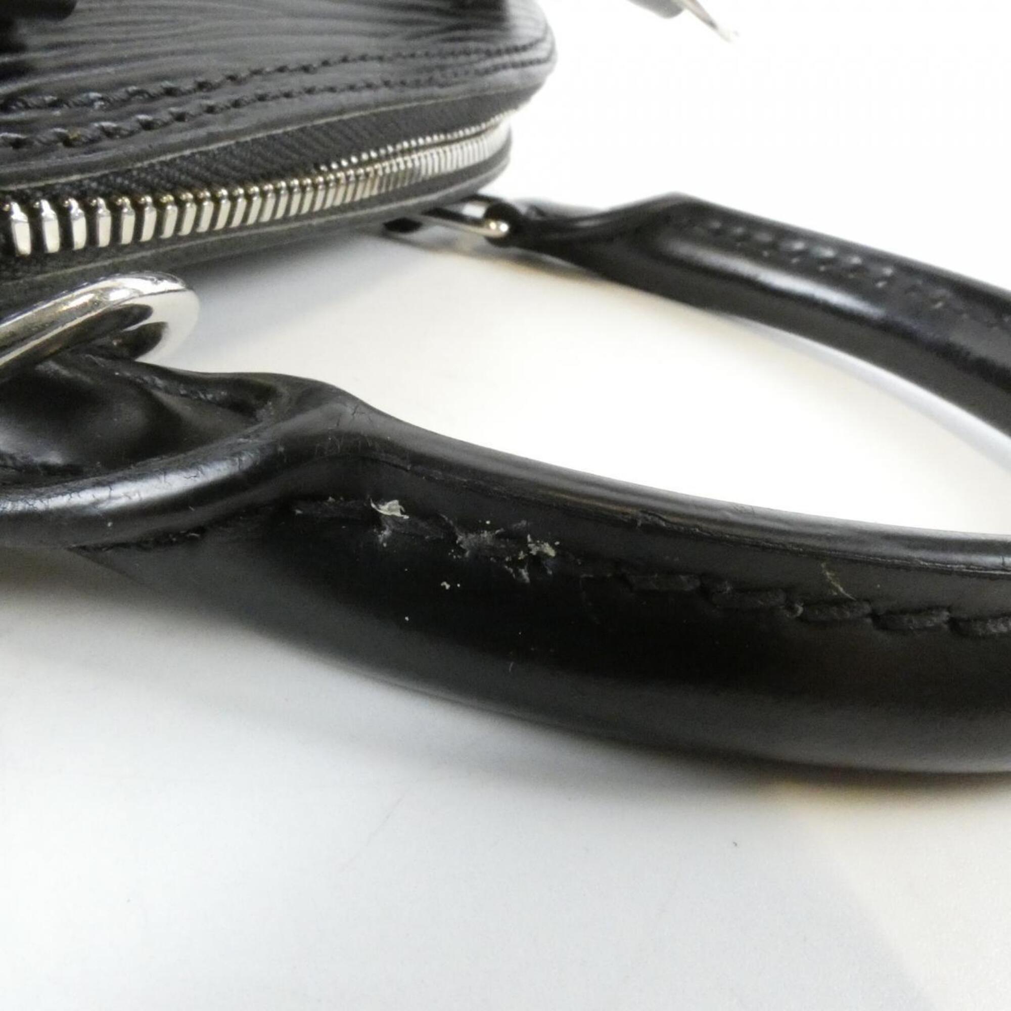 Louis Vuitton Black Leather Handbag (Pre-Owned)