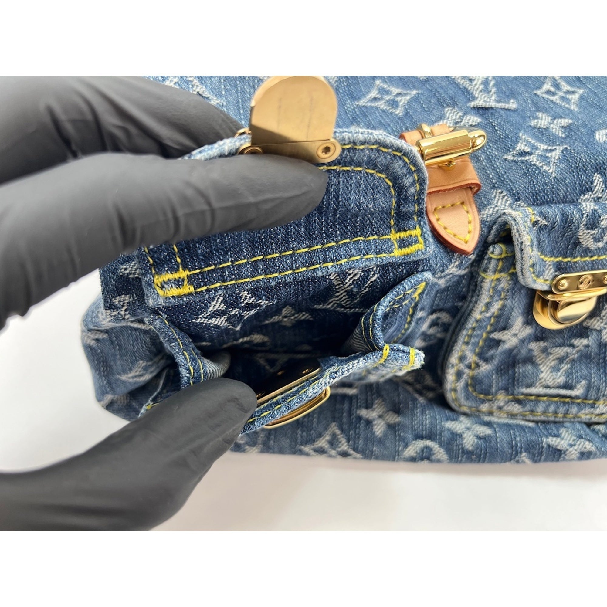 Louis Vuitton Blue Backpack (Pre-Owned)