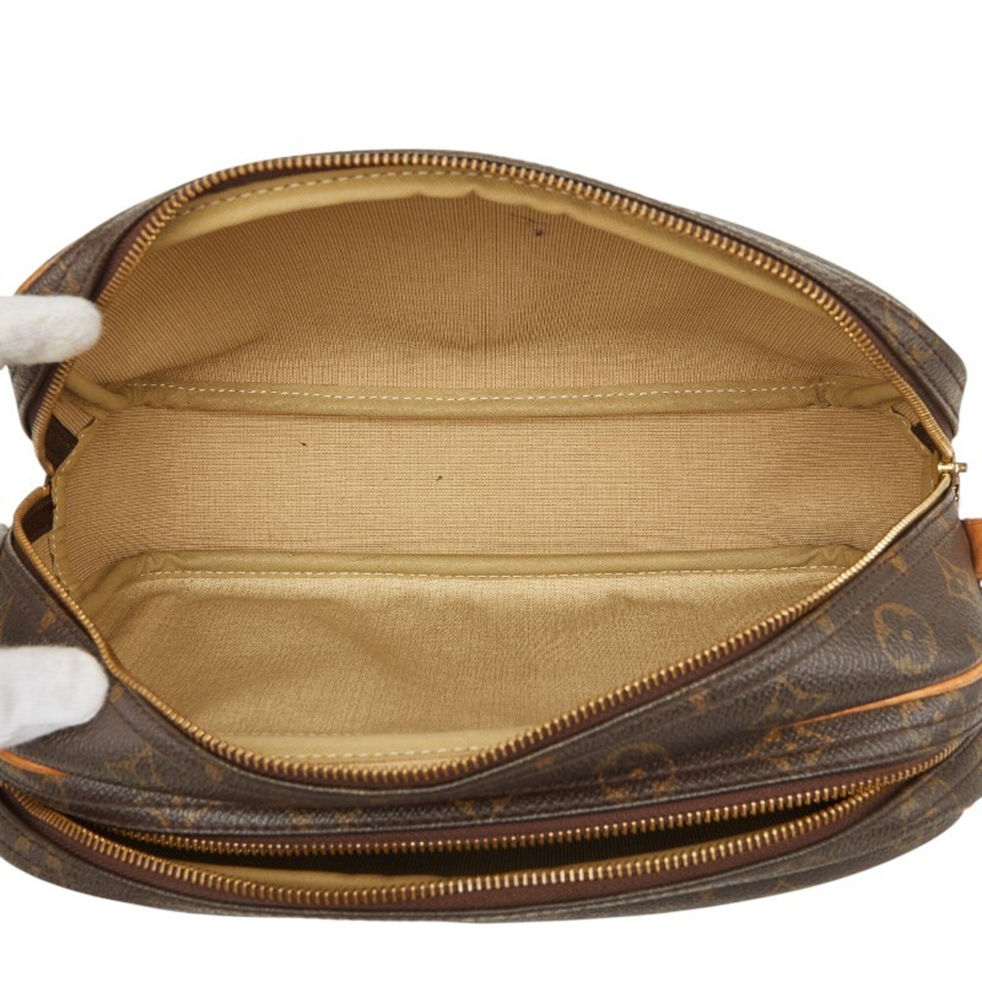 Louis Vuitton Brown Pvc Leather Shoulder Bag (Pre-Owned)