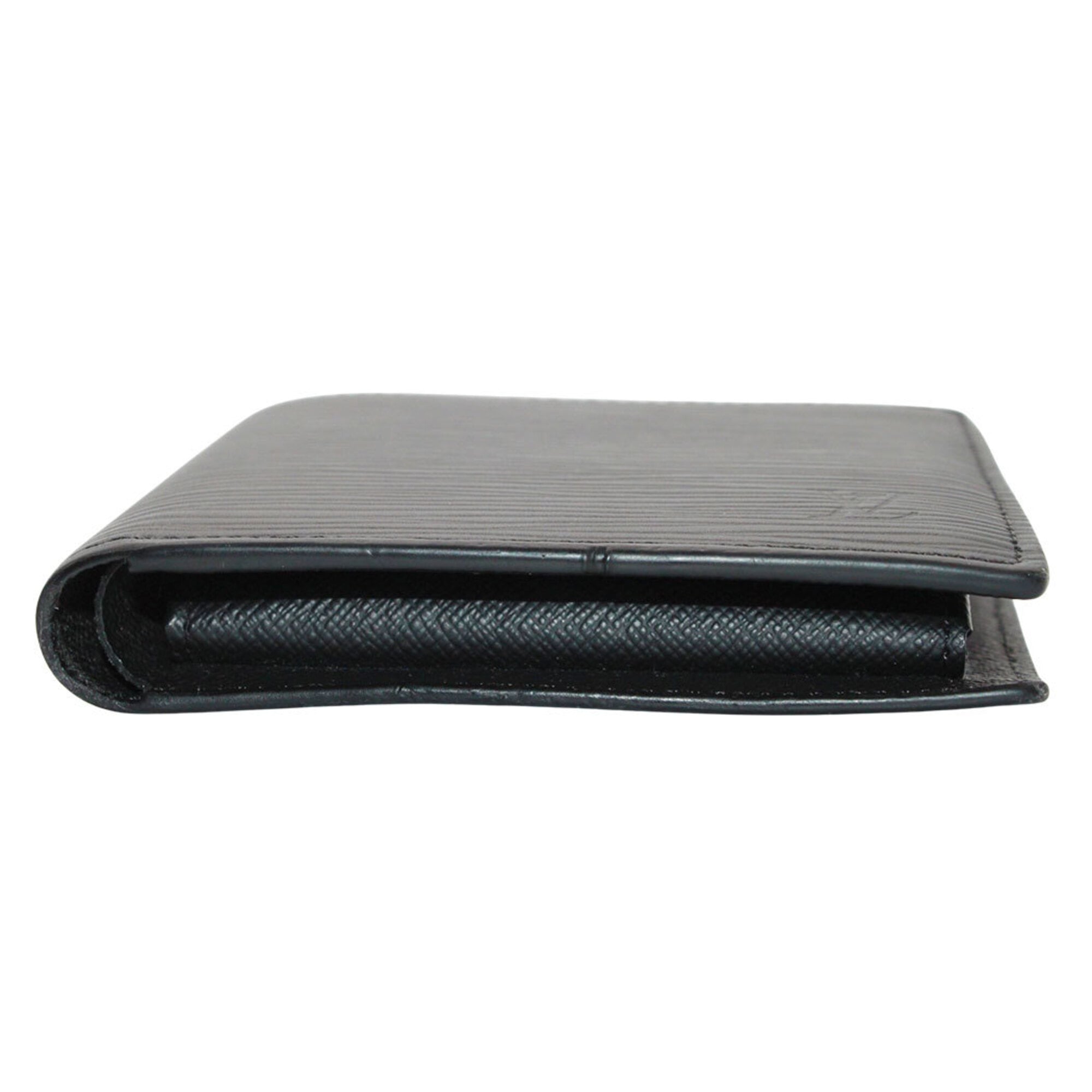 Louis Vuitton Black Monogram Eclipse Noir Epi Leather Wallet (Bi-Fold) (Pre-Owned)