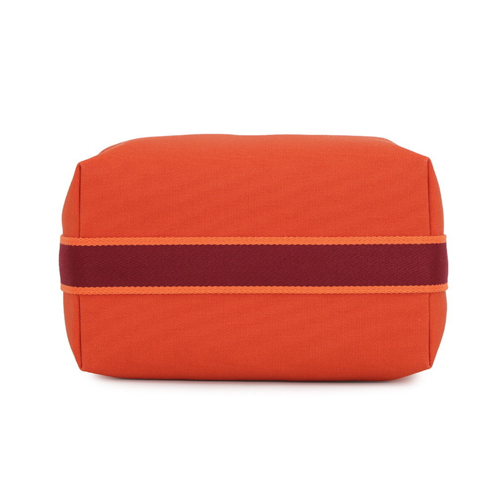 Hermes Kara Feu Canvas Handbag Pouch (Pre-Owned)