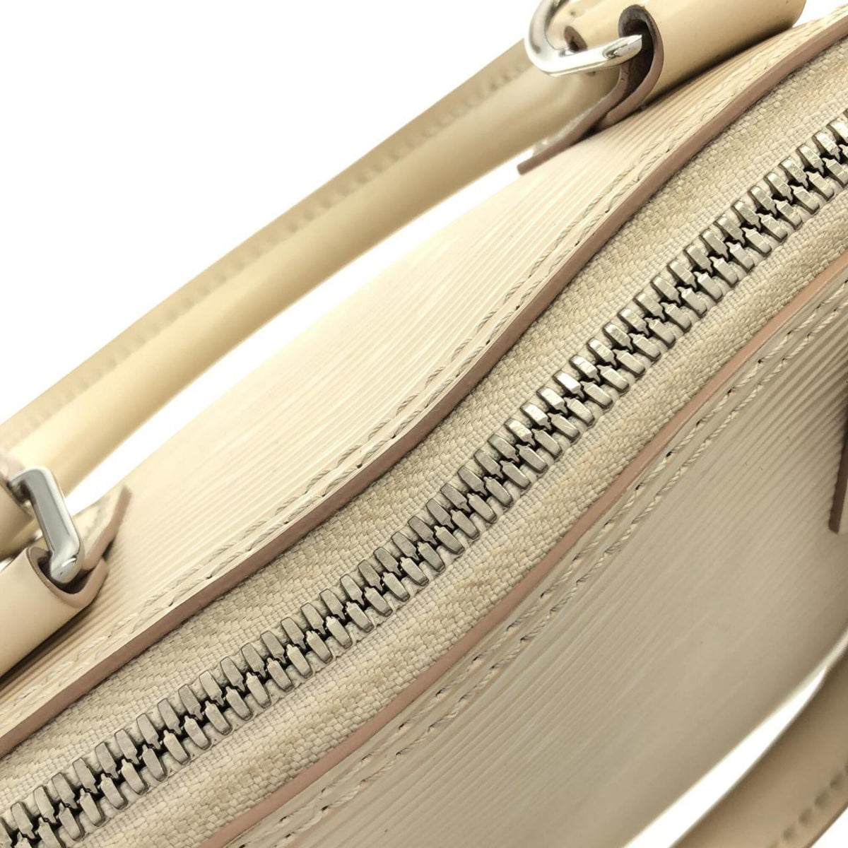 Louis Vuitton Beige Leather Handbag (Pre-Owned)