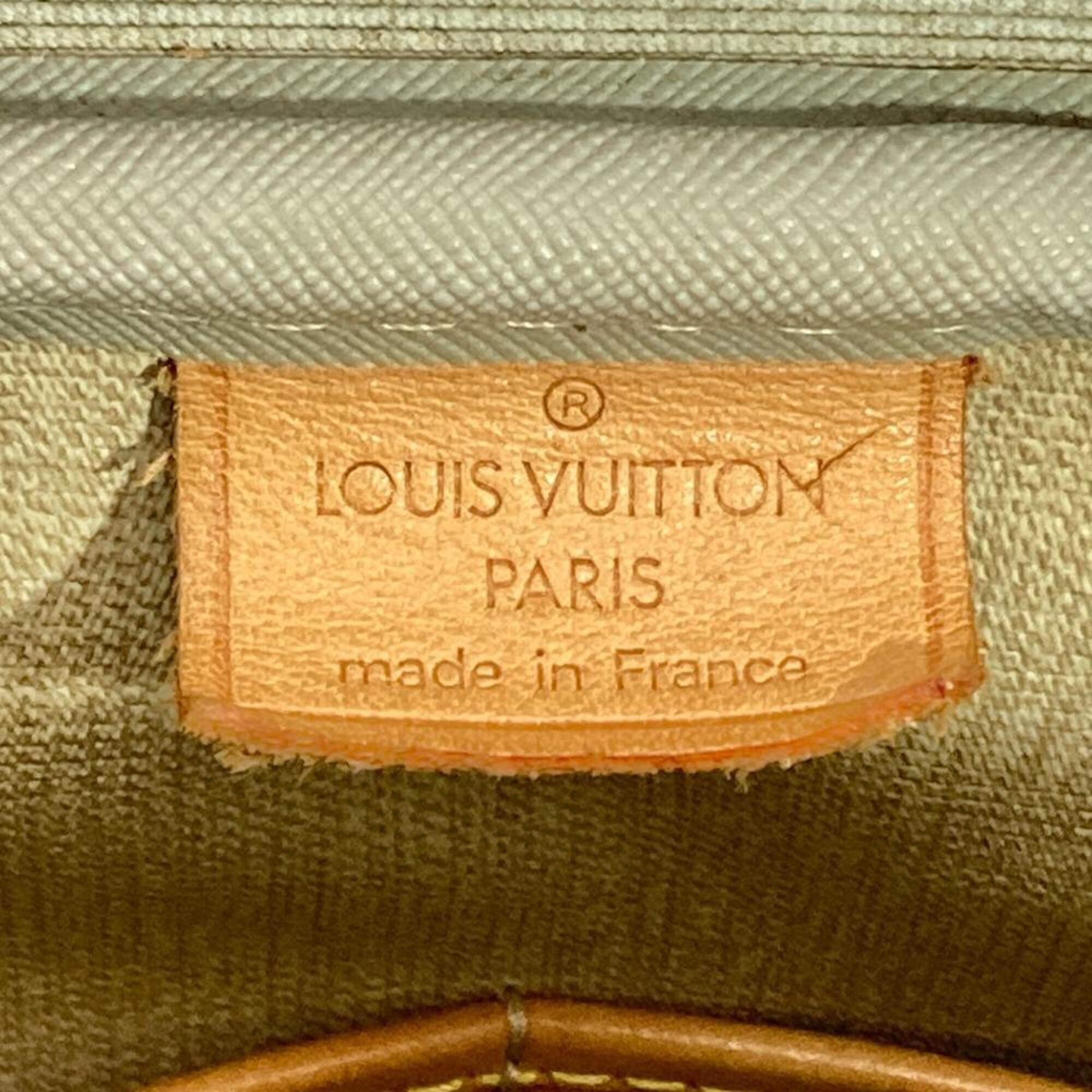 Louis Vuitton Brown Monogram Canvas Handbag (Pre-Owned)