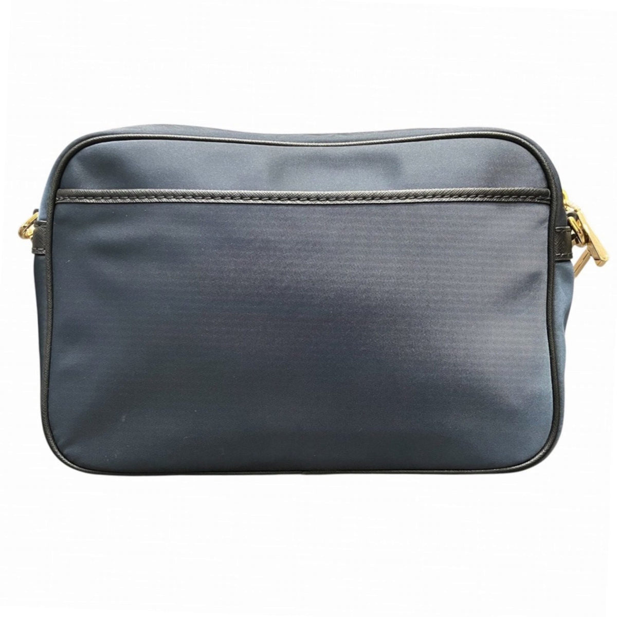 Michael Kors Navy Nylon Leather Shoulder Bag (Pre-Owned)