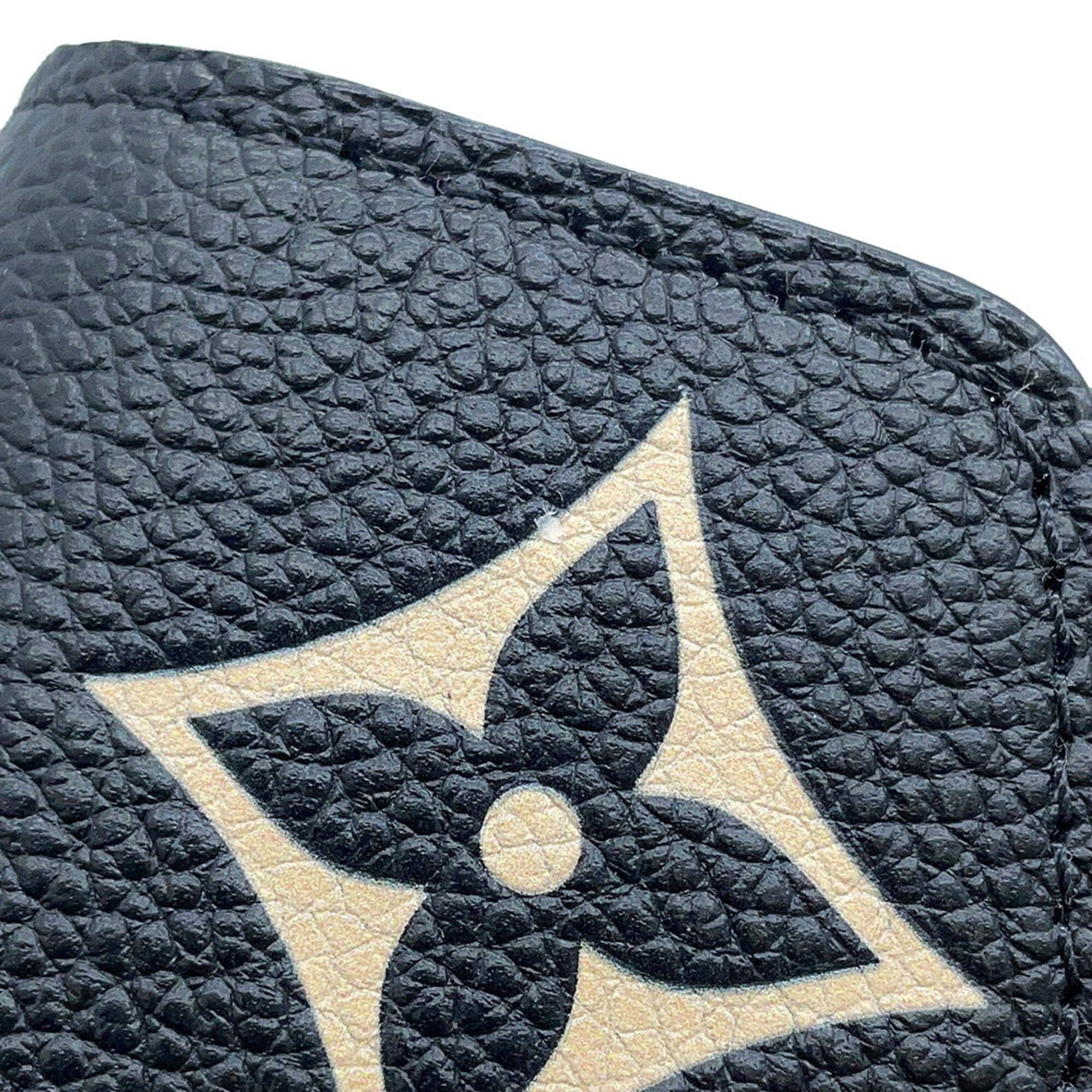 Louis Vuitton Beige Noir Monogram Empreinte Coin Purse/Coin Case (Pre-Owned)