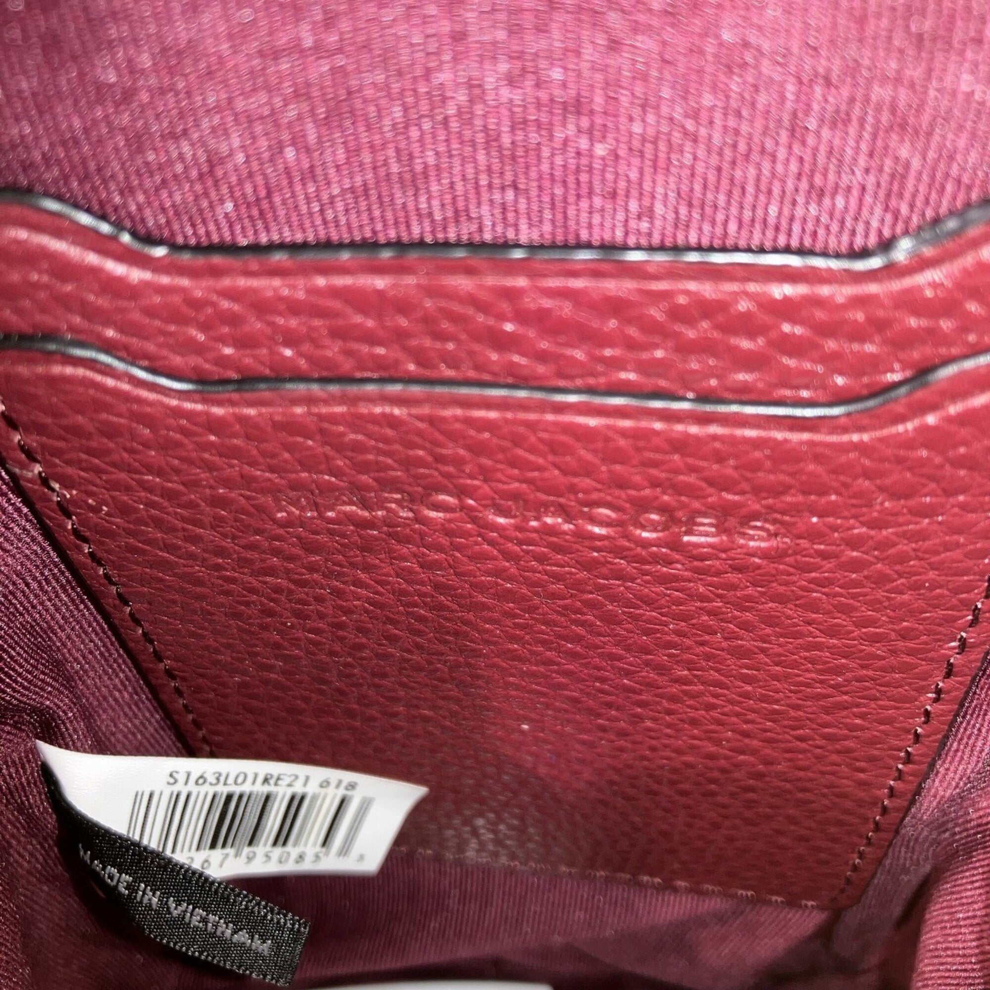 Marc Jacobs Bordeaux Leather Shoulder Bag (Pre-Owned)