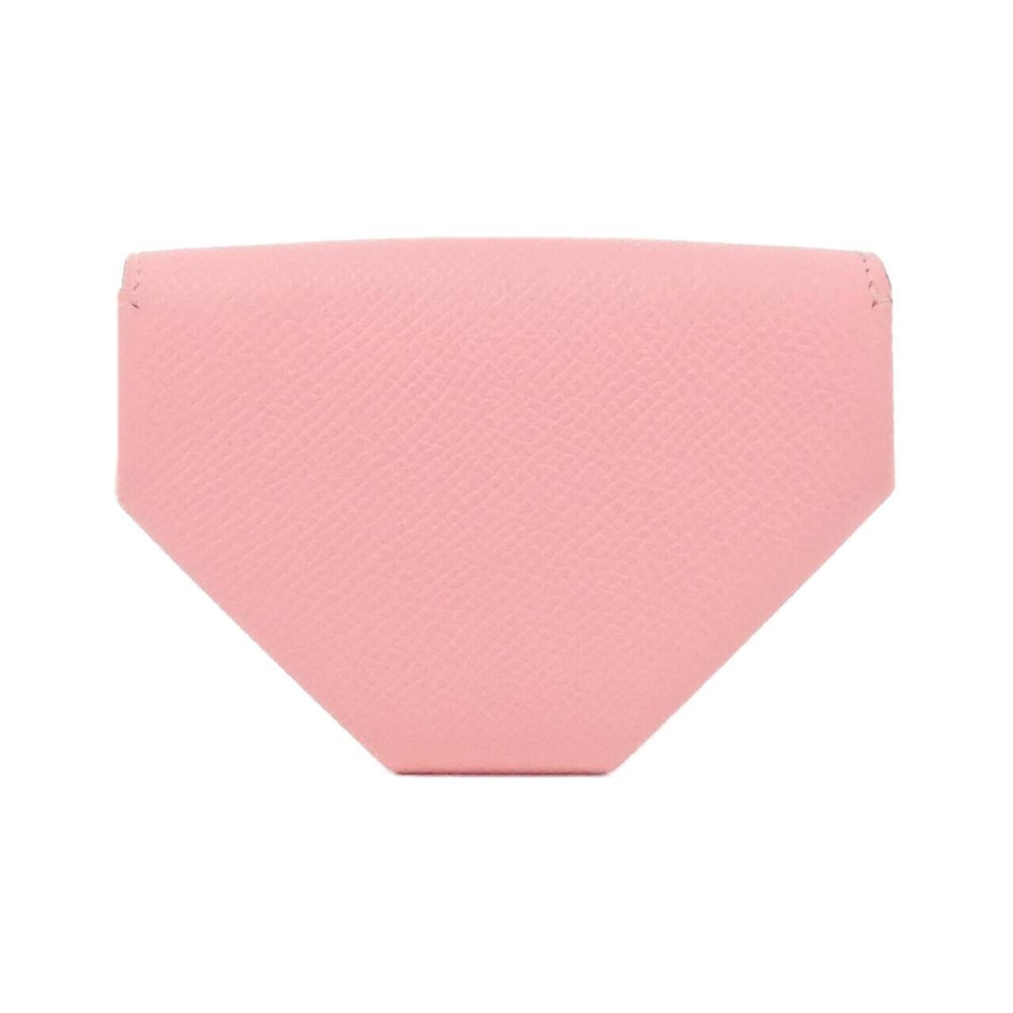 Hermes Pink Rose Confetti Epsom Leather Coin Purse/Coin Case (Pre-Owned)