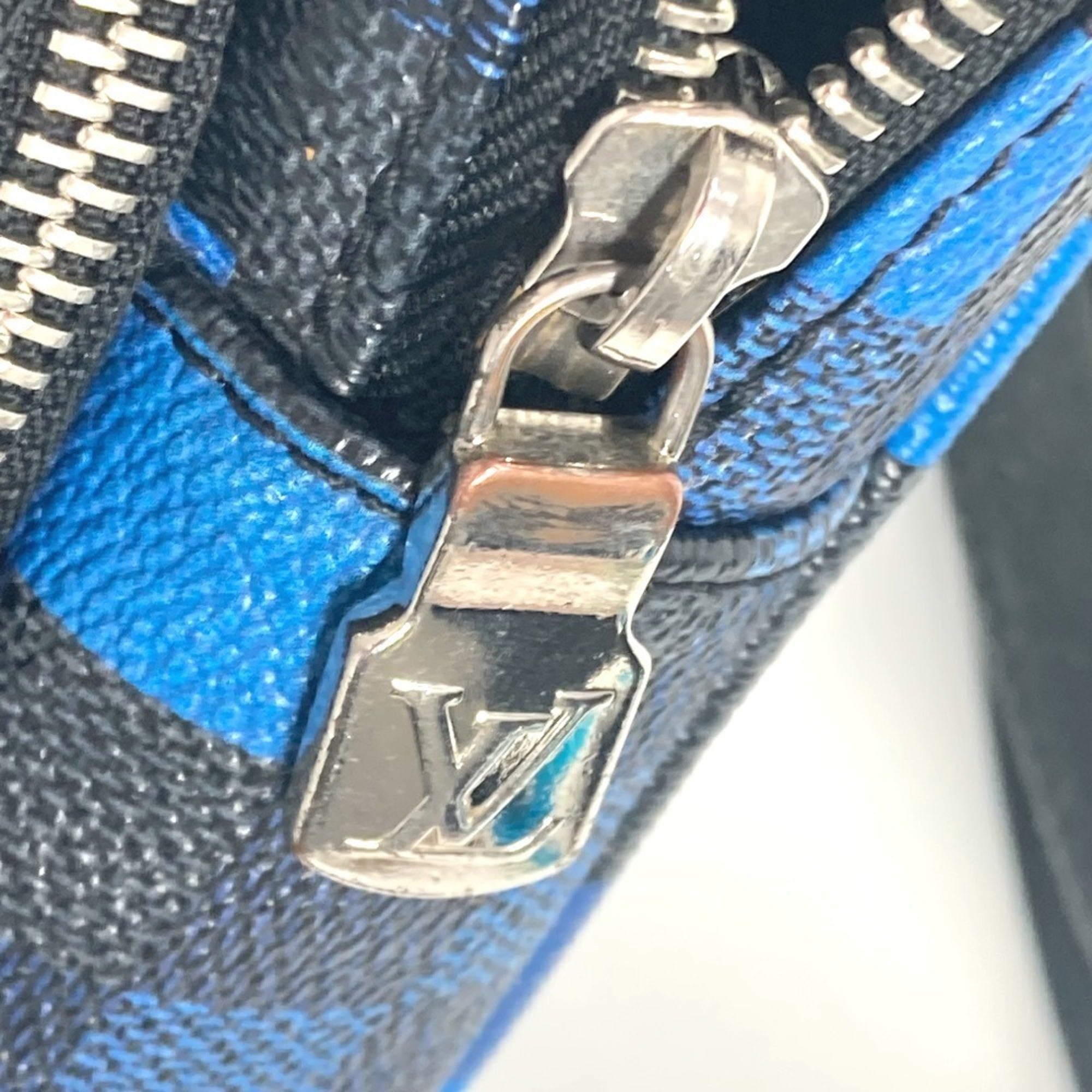 Louis Vuitton Damier Graphite Black Blue Damier Graphite Shoulder Bag Sling Bag (Pre-Owned)