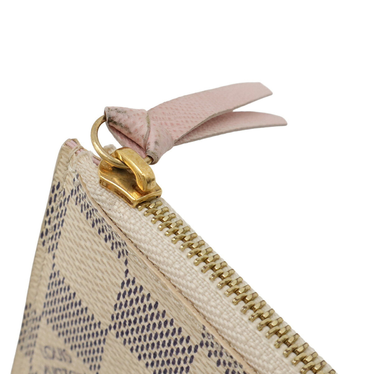 Louis Vuitton Damier Azur Ivory Damier Azur Clutch Bag Pochette Shoulder Bag (Pre-Owned)