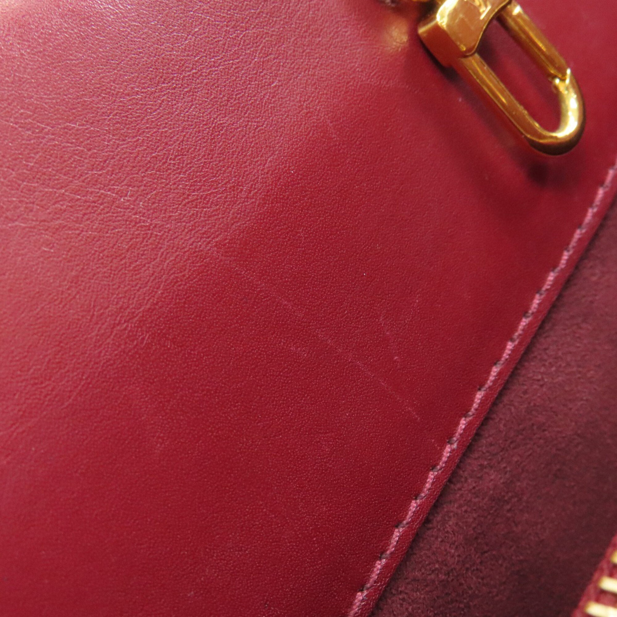 Louis Vuitton Bordeaux Brown Monogram Handbag (Pre-Owned)