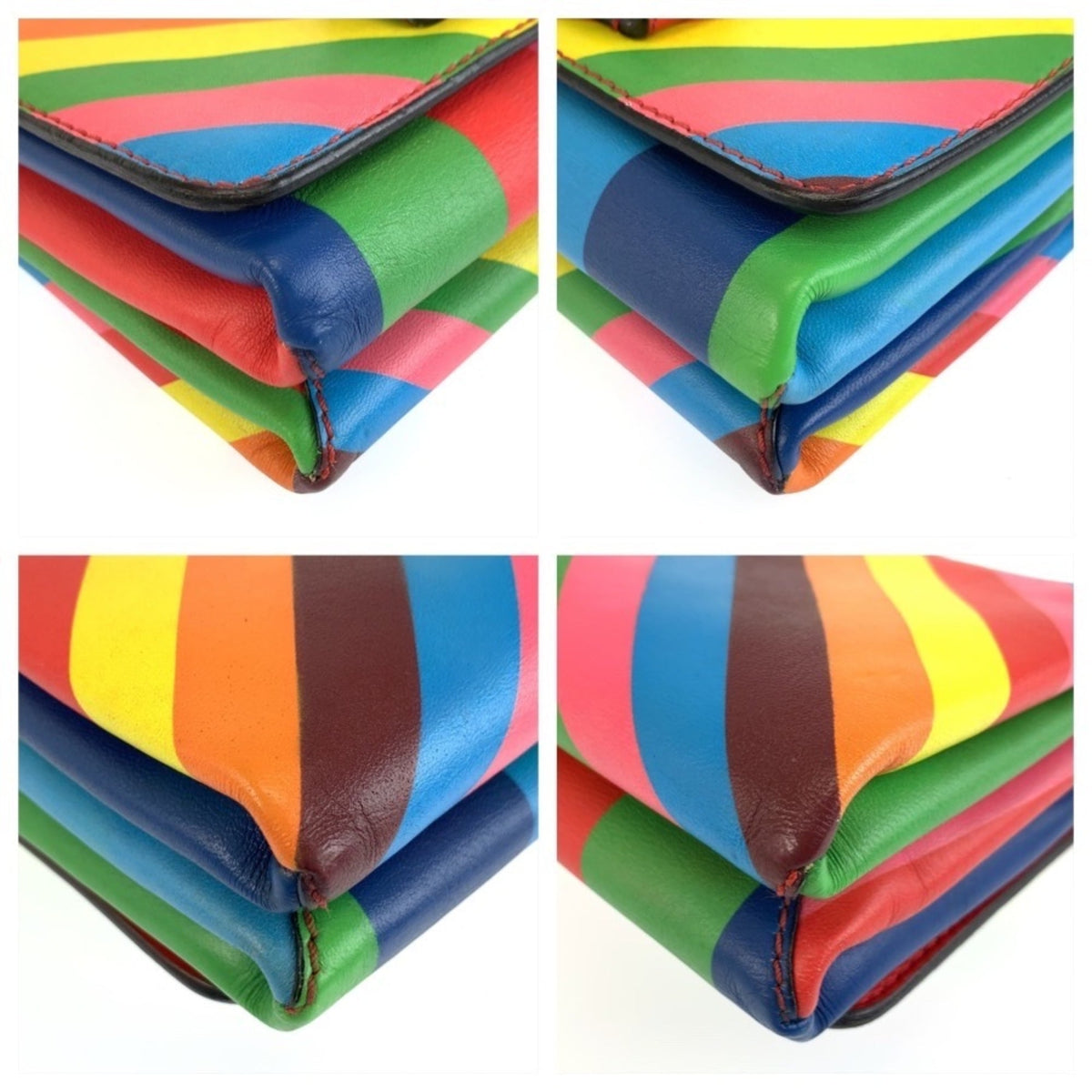 Valentino Multi-Color Leather Shoulder Bag (Pre-Owned)