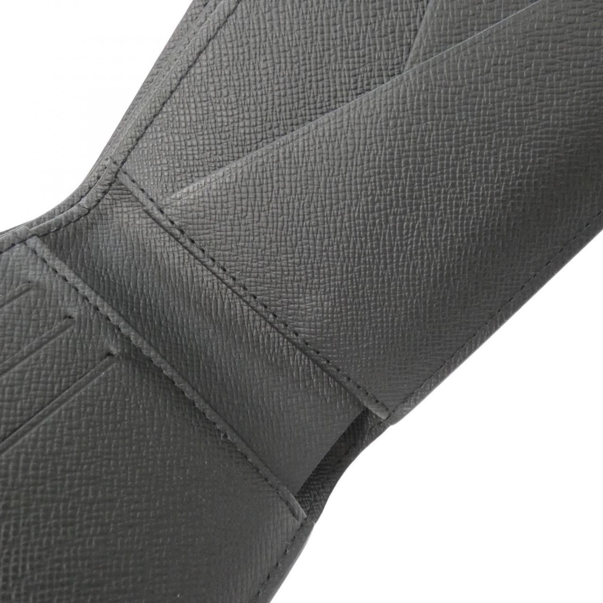 Louis Vuitton Black Coated Canvas Bill Wallet (Bi-Fold) (Pre-Owned)