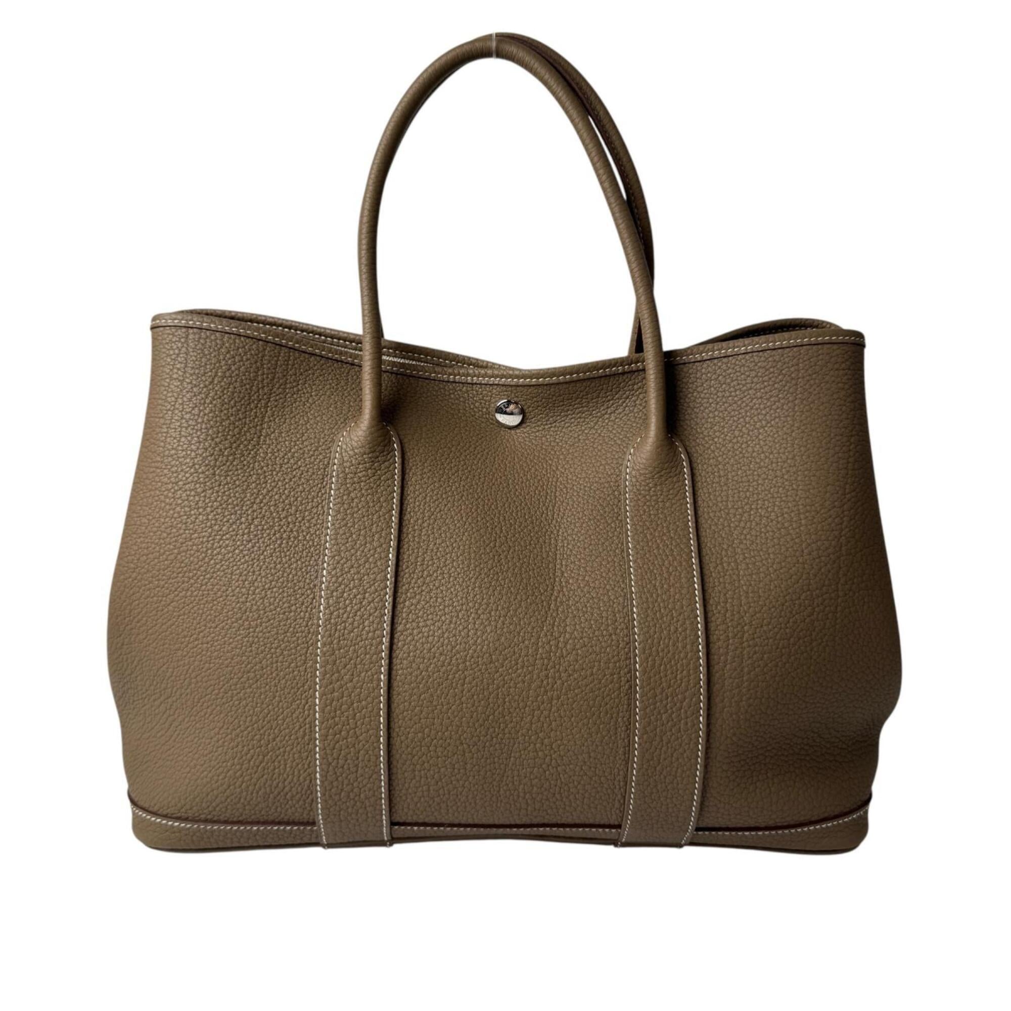 Hermes Etoupe Gray Negonda Leather Tote Bag (Pre-Owned)