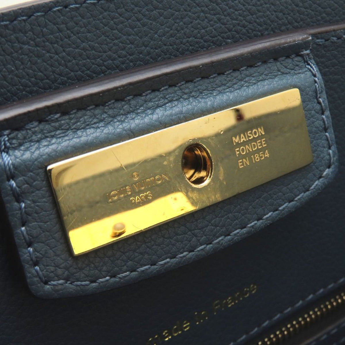 Louis Vuitton Blue Handbag (Pre-Owned)