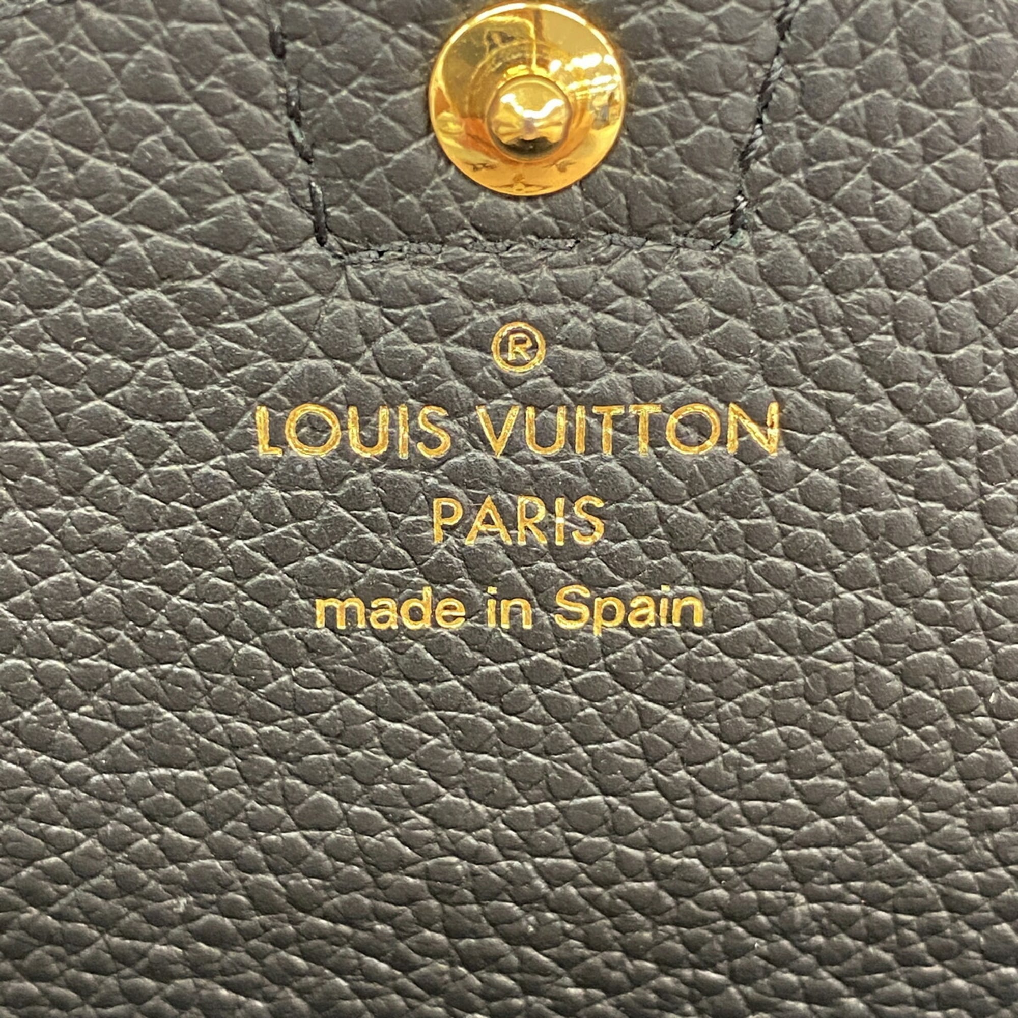 Louis Vuitton Black Cream Long Wallet (Bi-Fold) (Pre-Owned)
