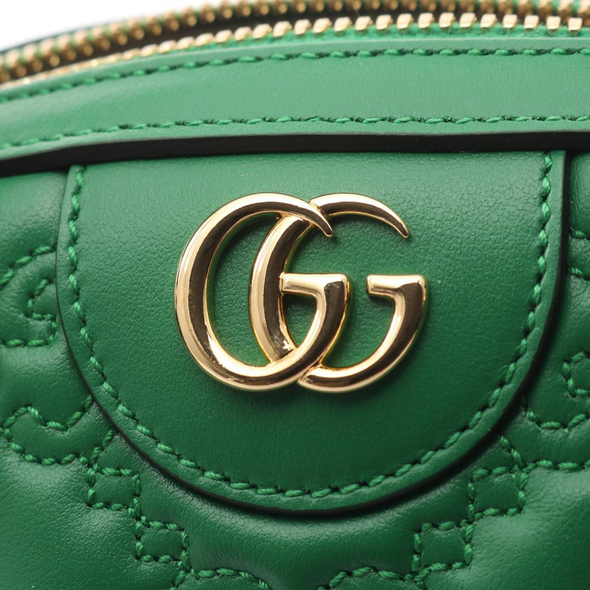 Gucci Green Leather Handbag (Pre-Owned)