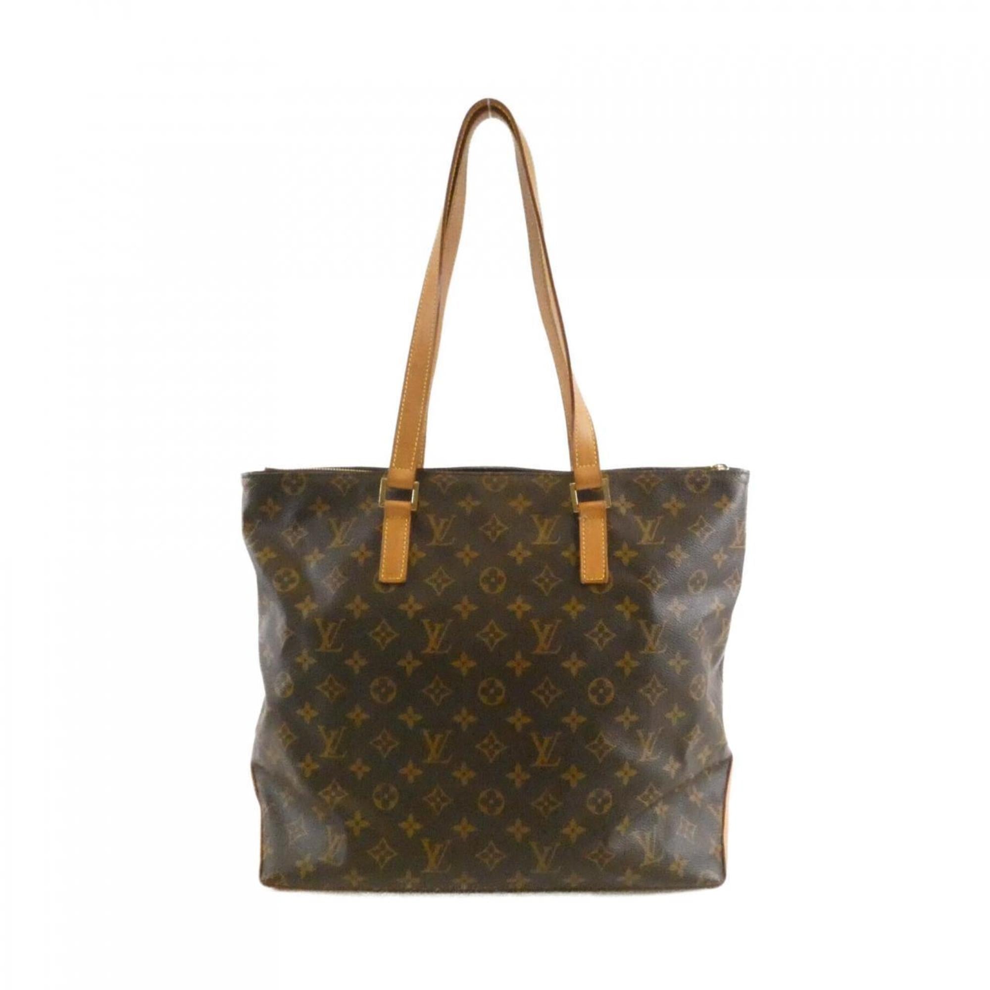 Louis Vuitton Monogram Marron Coated Canvas Handbag (Pre-Owned)