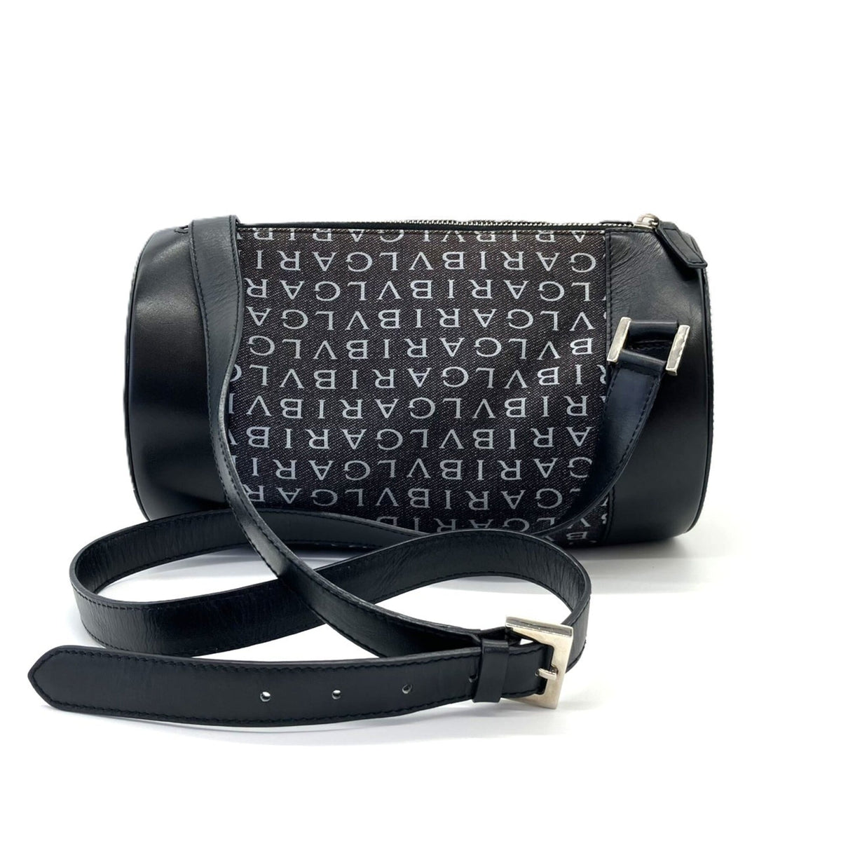 Bvlgari Black Denim Shoulder Bag (Pre-Owned)