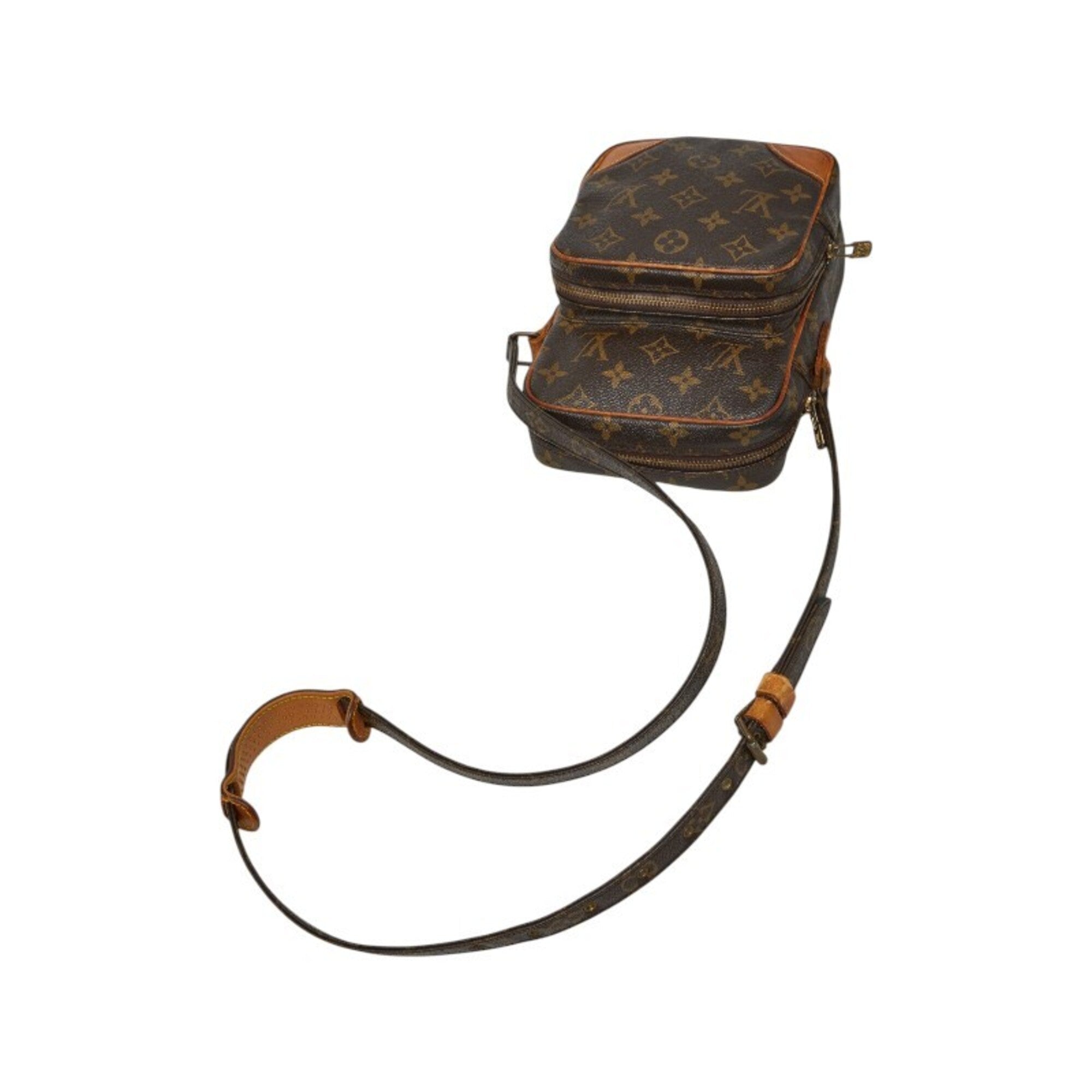 Louis Vuitton Brown Pvc Leather Shoulder Bag (Pre-Owned)
