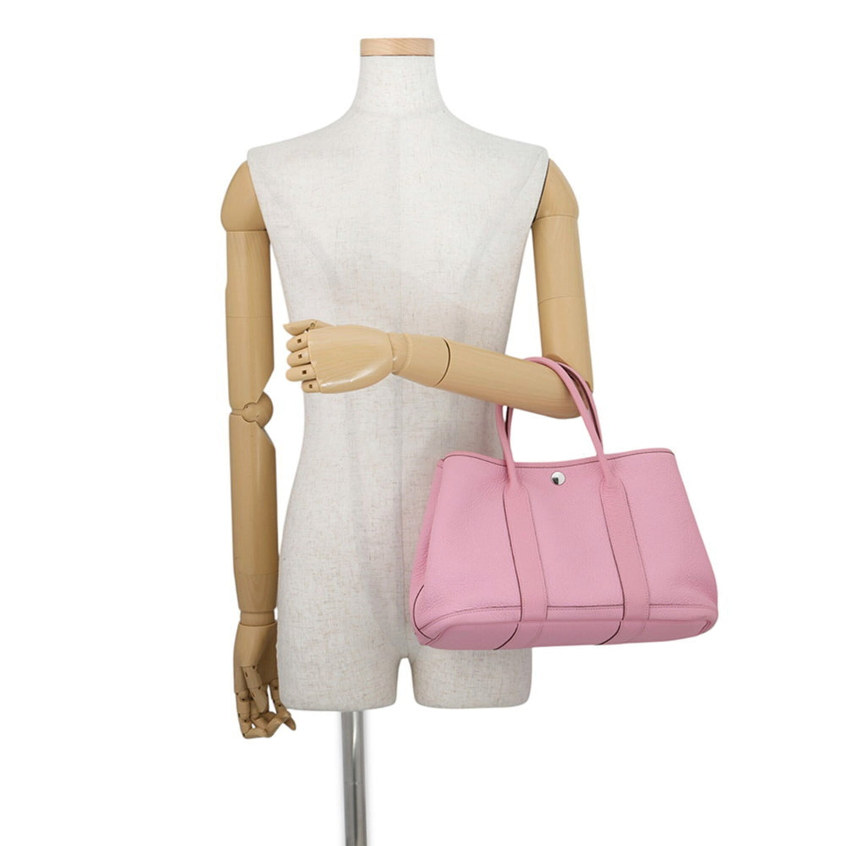 Hermes Pink Negonda Leather Handbag Tote Bag (Pre-Owned)