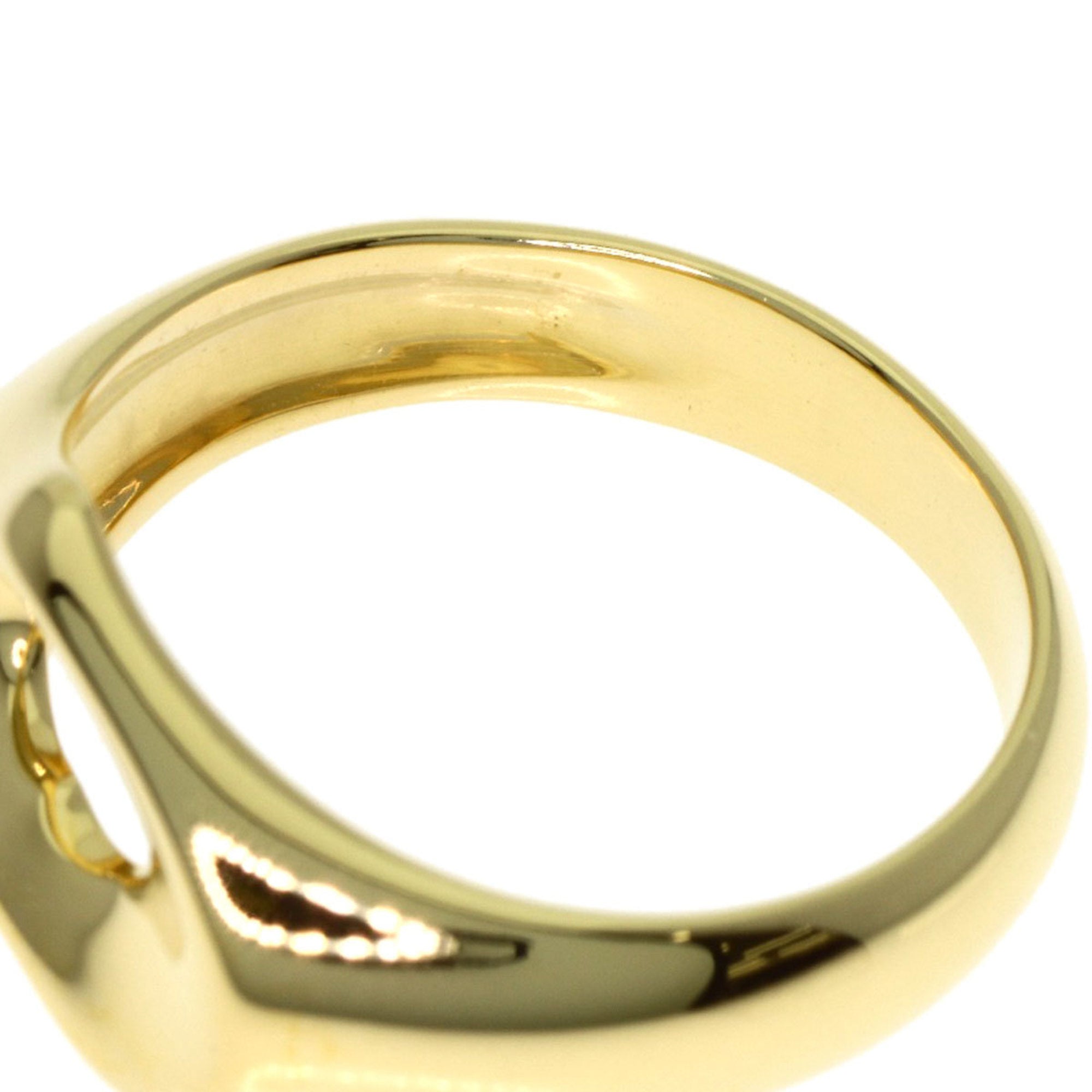 Tiffany Open Heart Yellow Gold (18K) Band Ring (Pre-Owned)