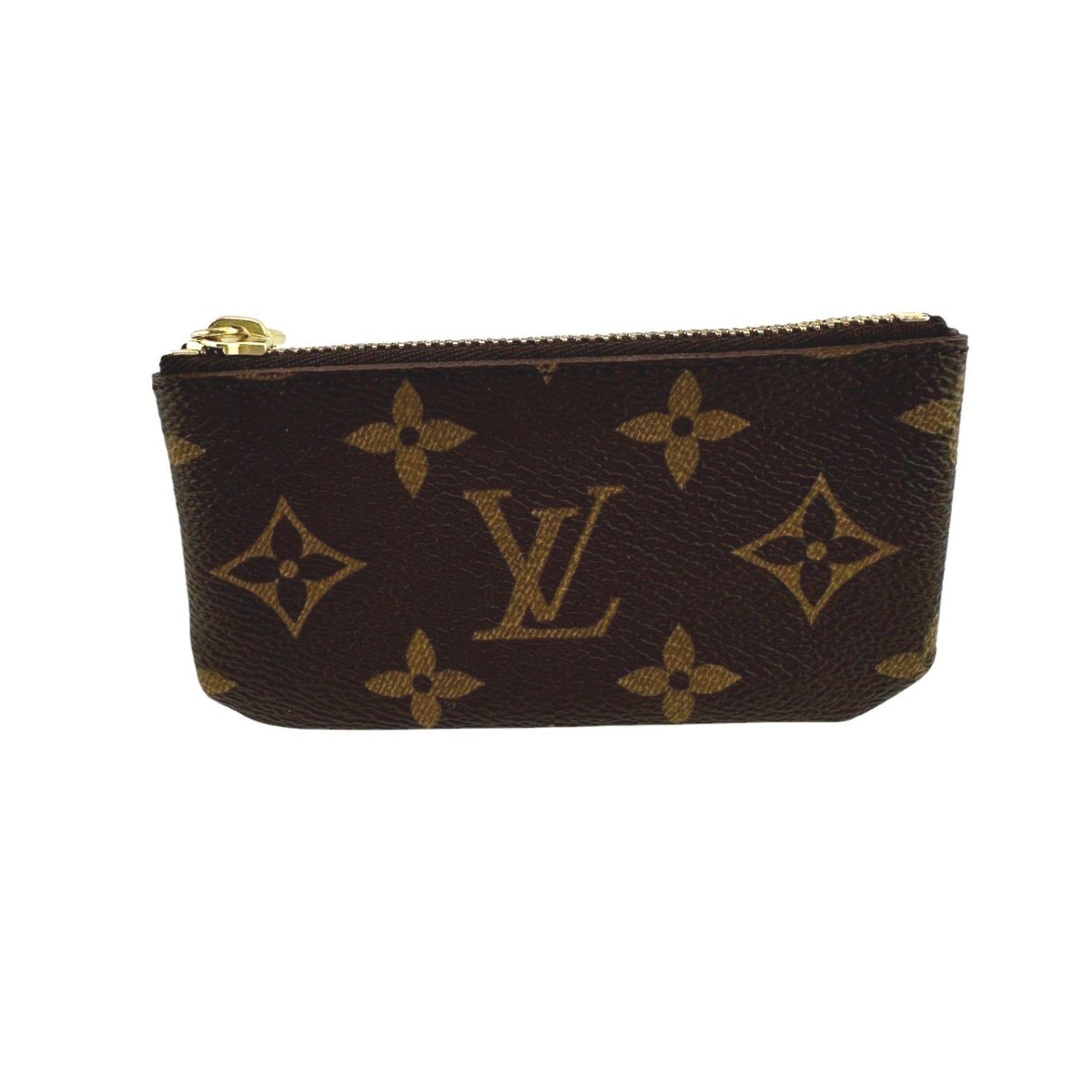 Louis Vuitton Brown Monogram Coin Purse/Coin Case (Pre-Owned)