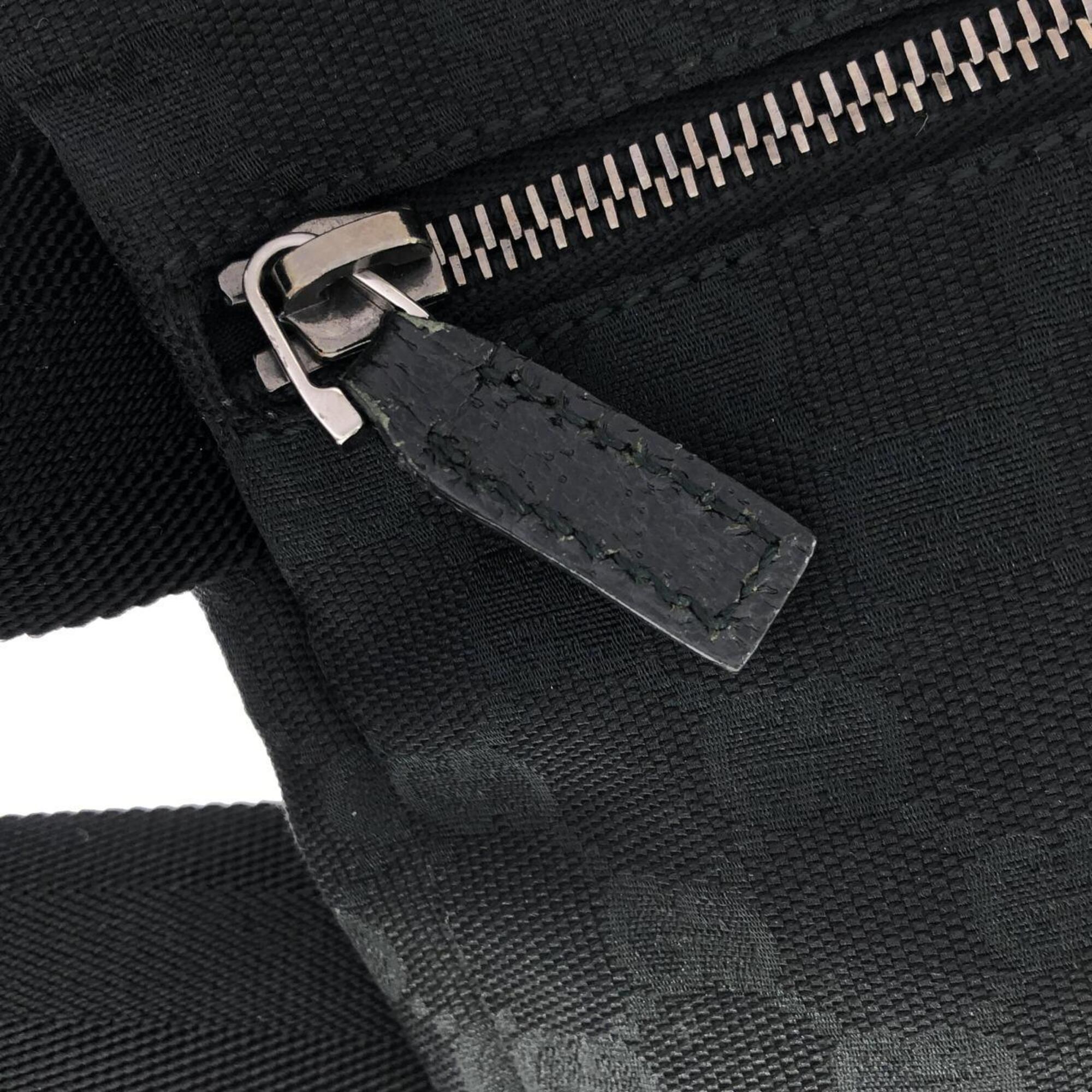 Gucci Black Gg Canvas Fanny Pack (Pre-Owned)