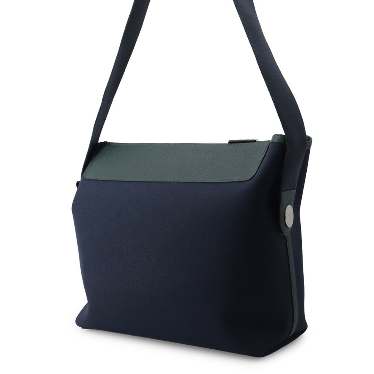 Hermes Kara Blue Marine Togo Leather Handbag Tote Bag (Pre-Owned)