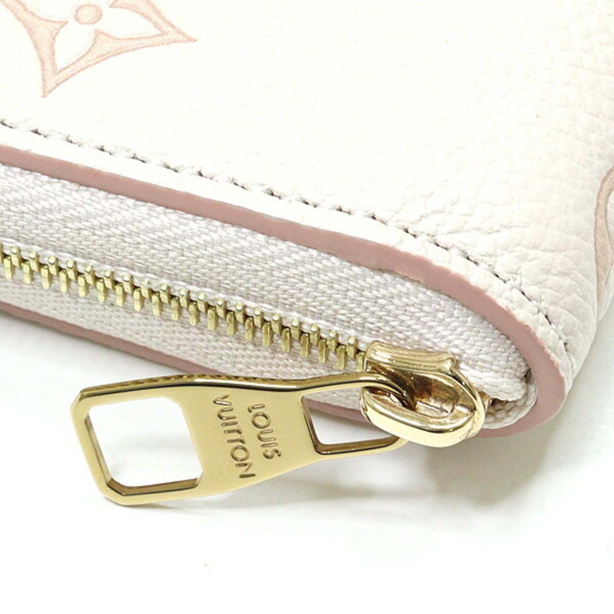 Louis Vuitton Beige Monogram Empreinte Coin Purse/Coin Case (Pre-Owned)