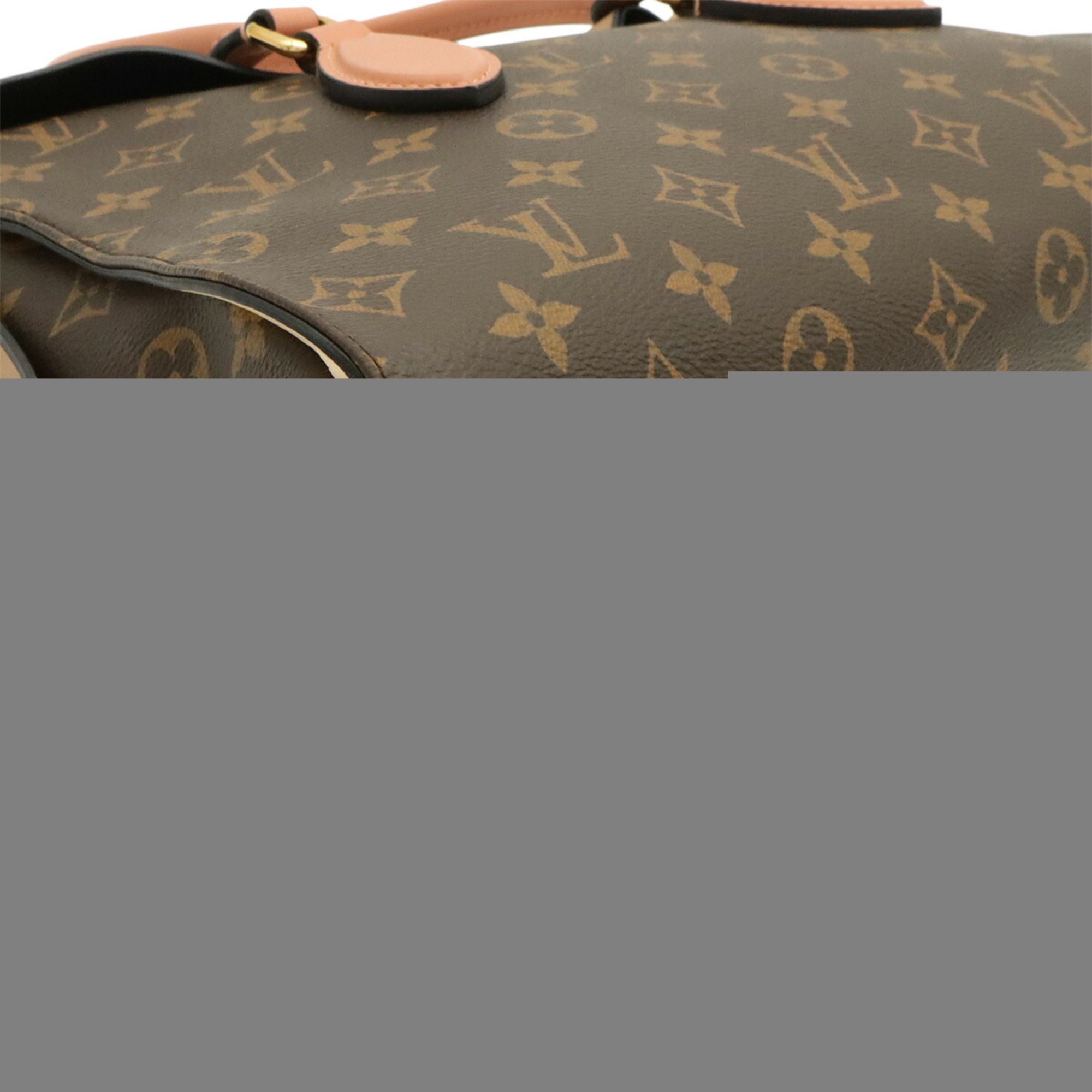Louis Vuitton Beige Monogram Handbag Shoulder Bag (Pre-Owned)