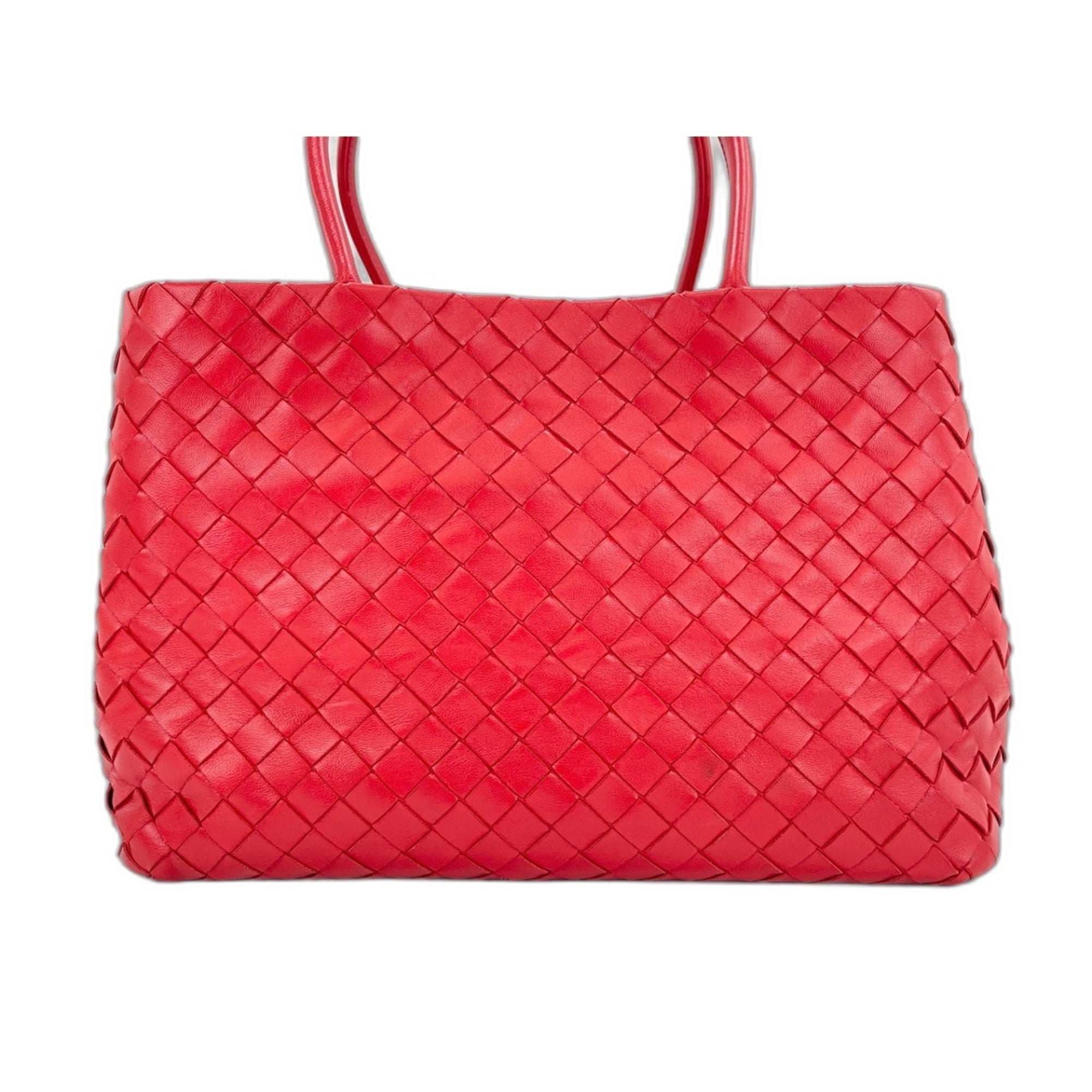Bottega Veneta Red Color Handbag (Pre-Owned)