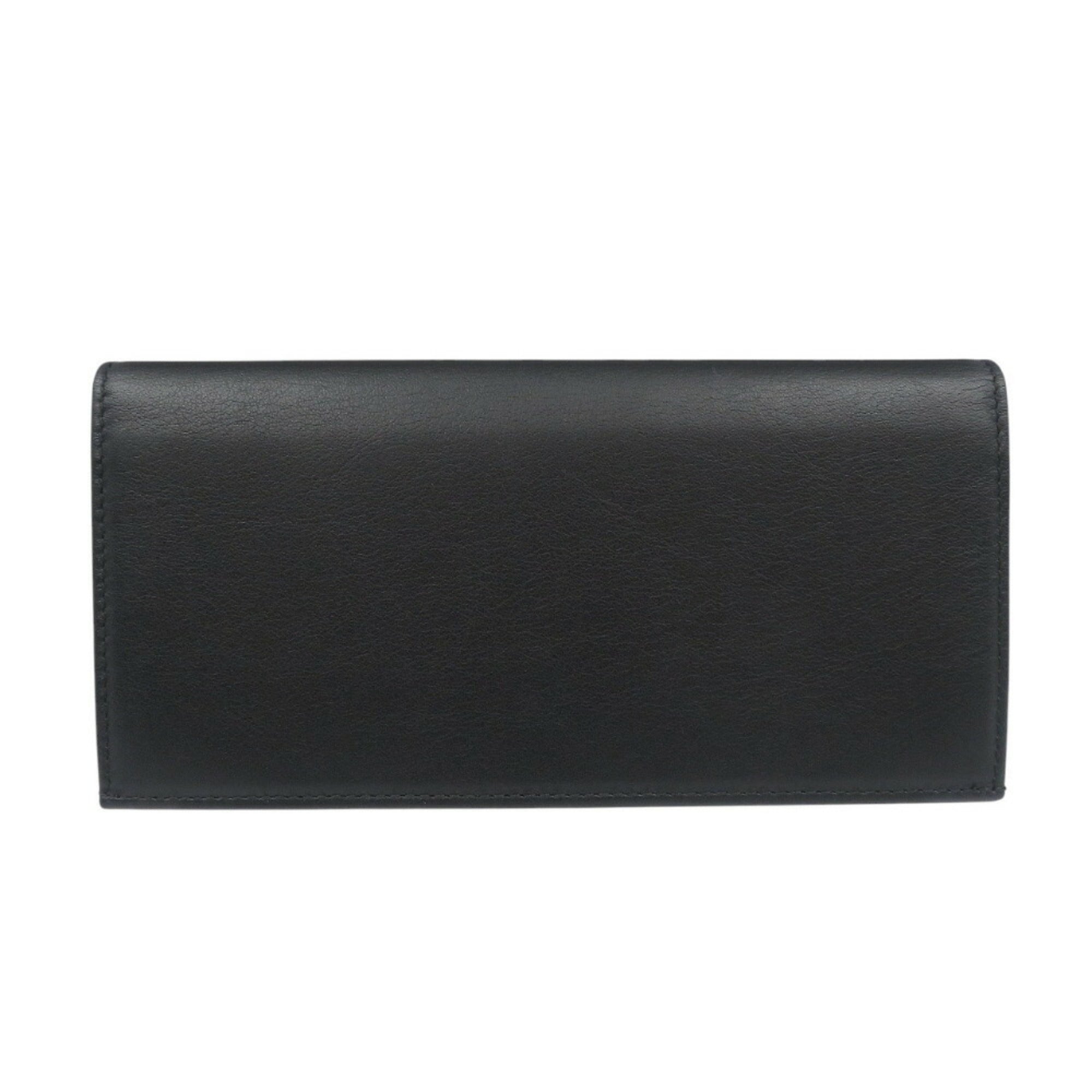 Dunhill Black Leather Long Wallet (Bi-Fold) (Pre-Owned)