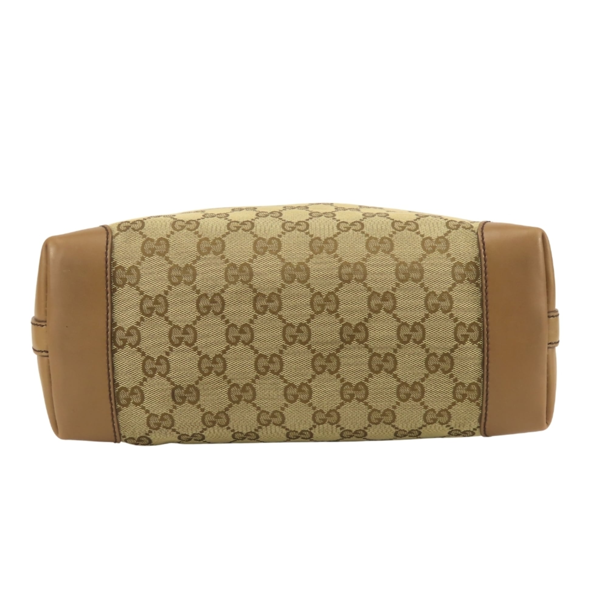 Gucci Brown Gg Canvas Pouch Tote Bag (Pre-Owned)