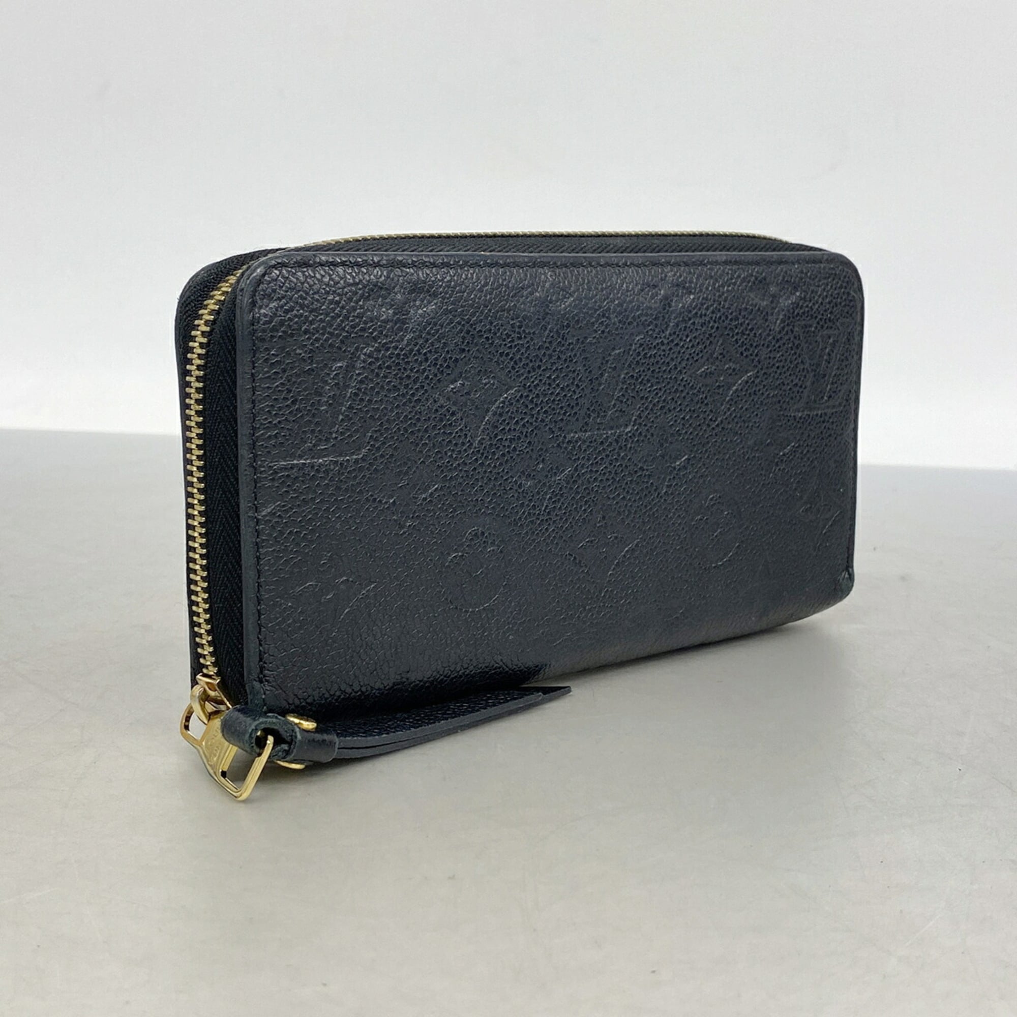 Louis Vuitton Noir Long Wallet (Bi-Fold) (Pre-Owned)