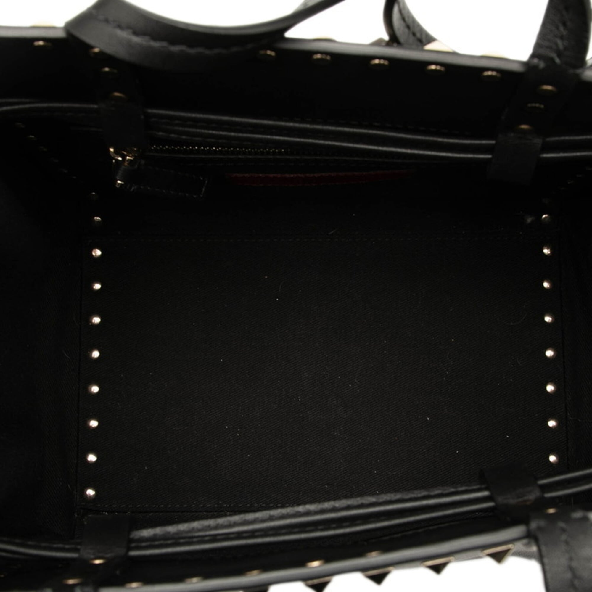 Valentino Black Leather Handbag Shoulder Bag (Pre-Owned)