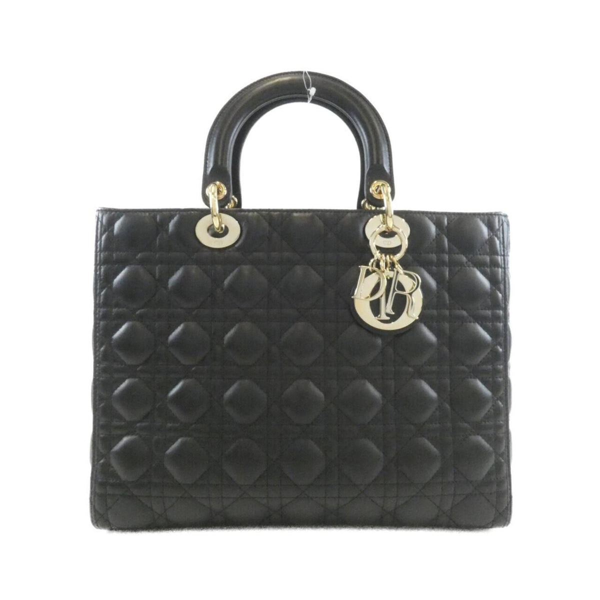 Christian Dior Black Leather Handbag (Pre-Owned)