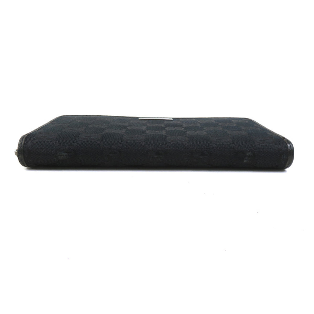 Gucci Black Gg Canvas Long Wallet (Bi-Fold) (Pre-Owned)