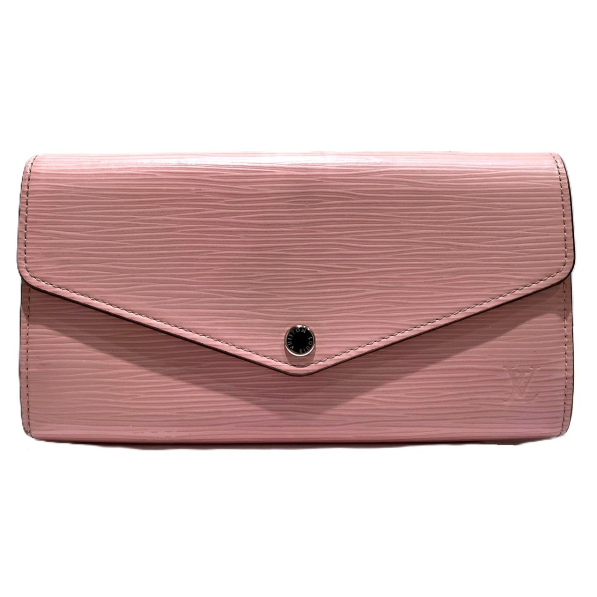 Louis Vuitton Epi Pink Epi Leather Long Wallet (Bi-Fold) (Pre-Owned)