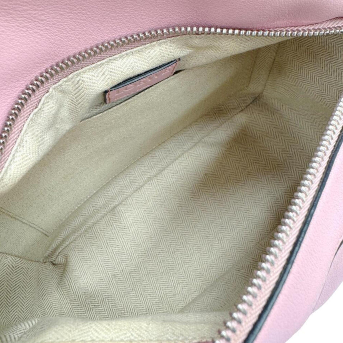 Loewe Pink Leather Handbag Shoulder Bag (Pre-Owned)