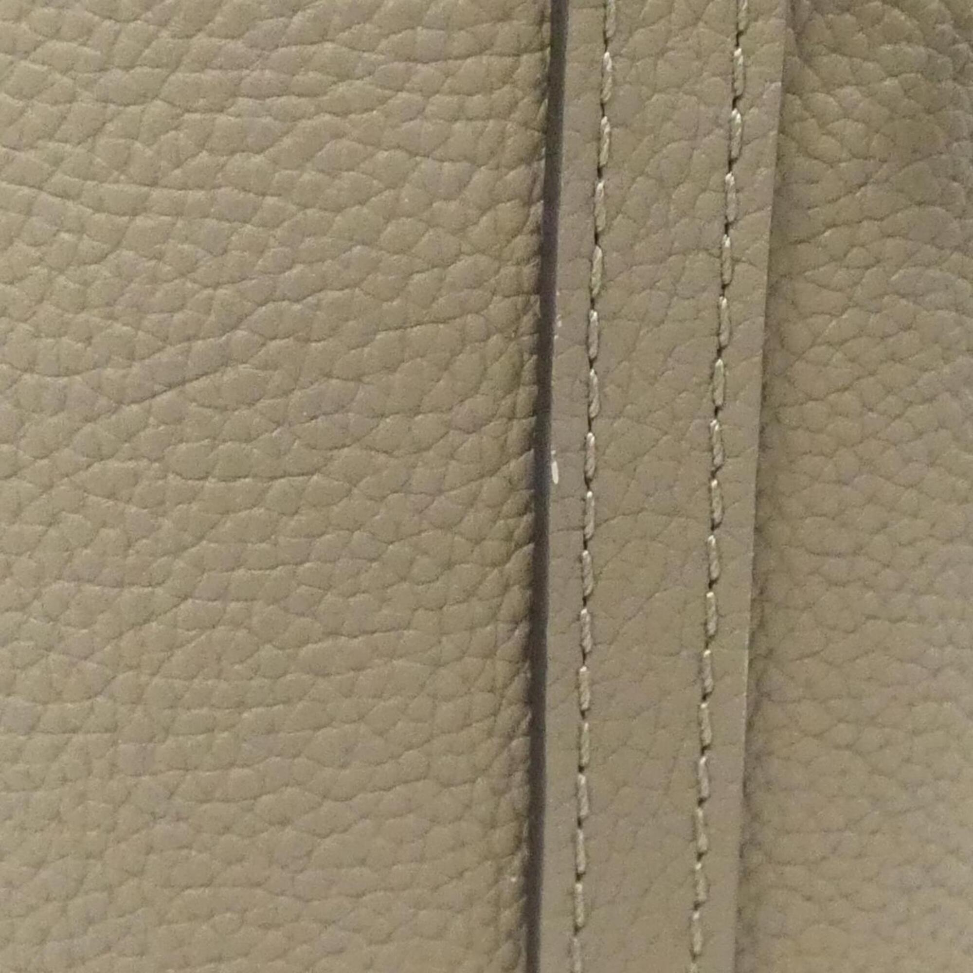 Louis Vuitton Brown Coated Canvas Leather Handbag (Pre-Owned)