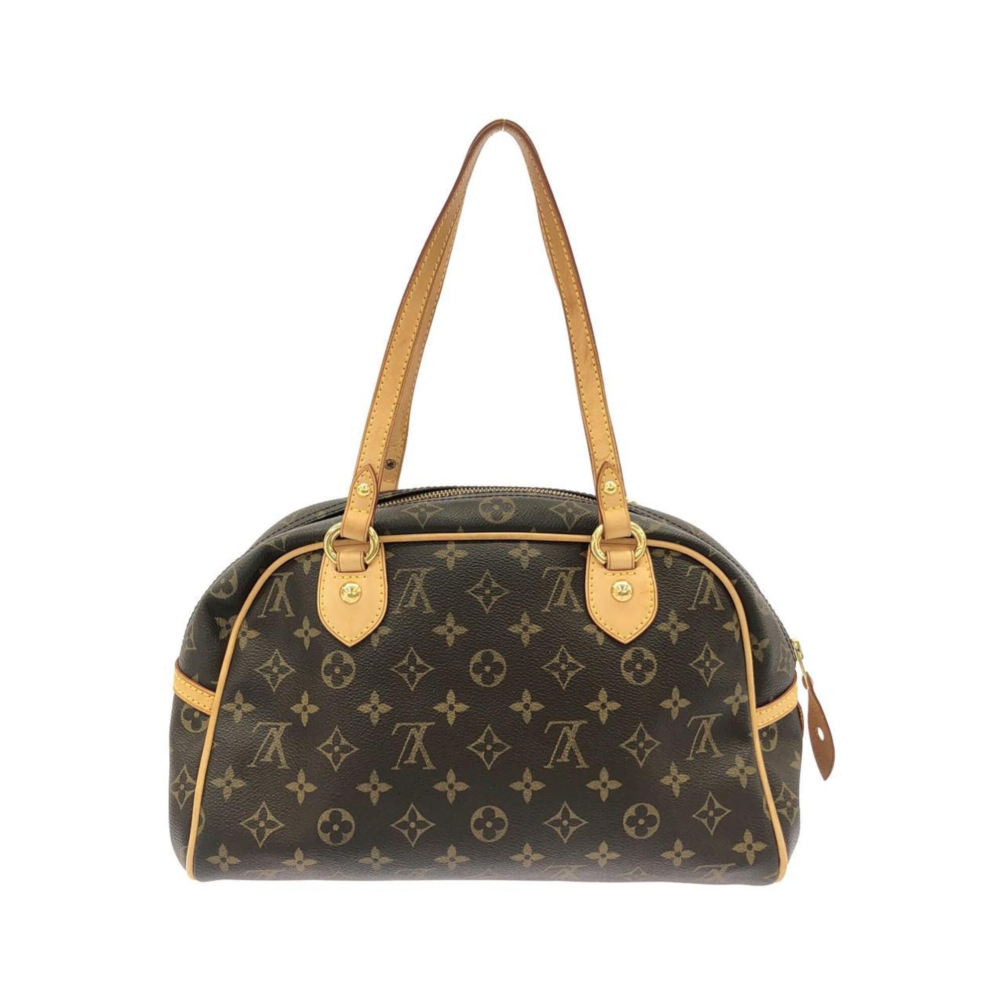 Louis Vuitton Marron Coated Canvas Shoulder Bag (Pre-Owned)