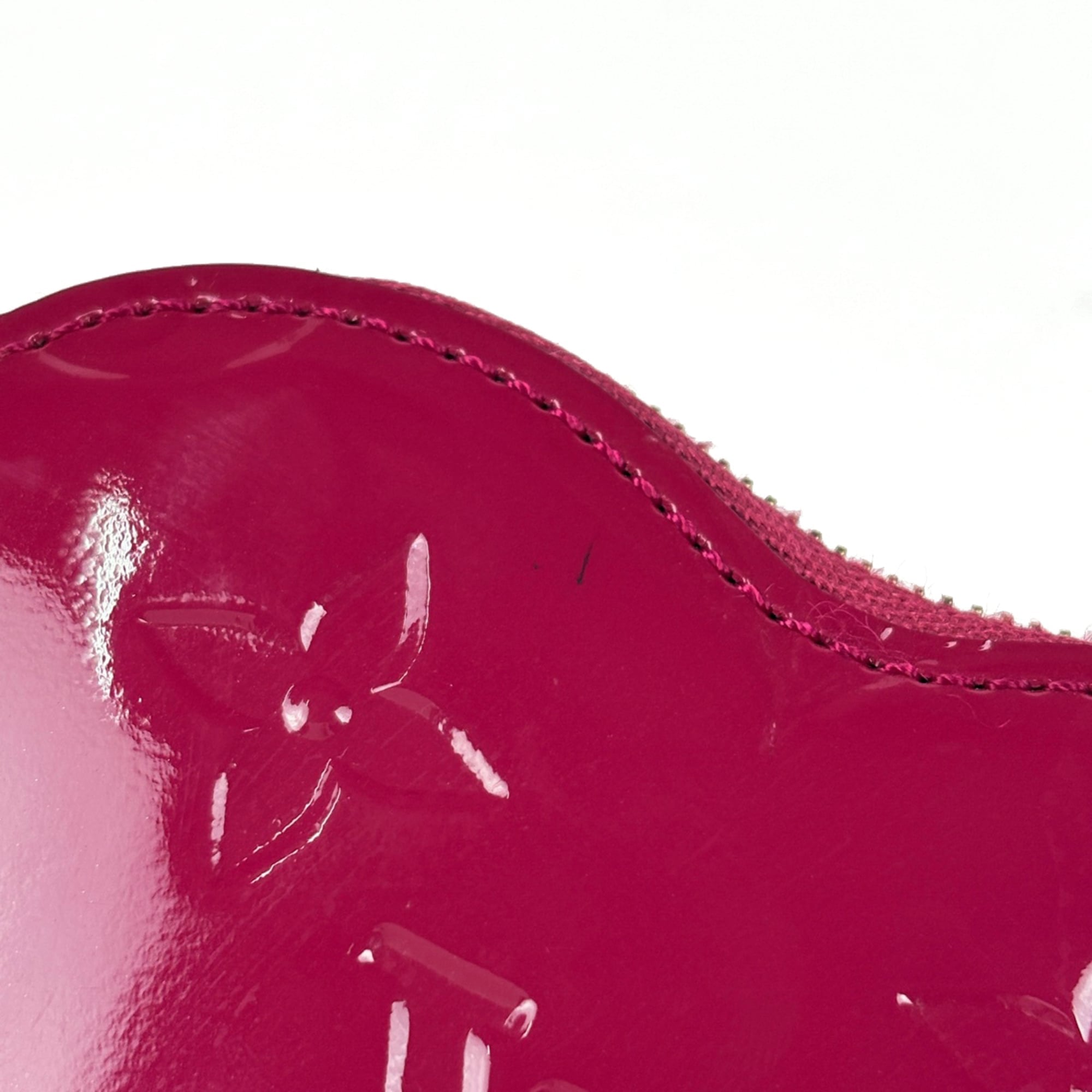 Louis Vuitton Monogram Vernis Indian Rose Monogram Vernis Coin Purse/Coin Case (Pre-Owned)