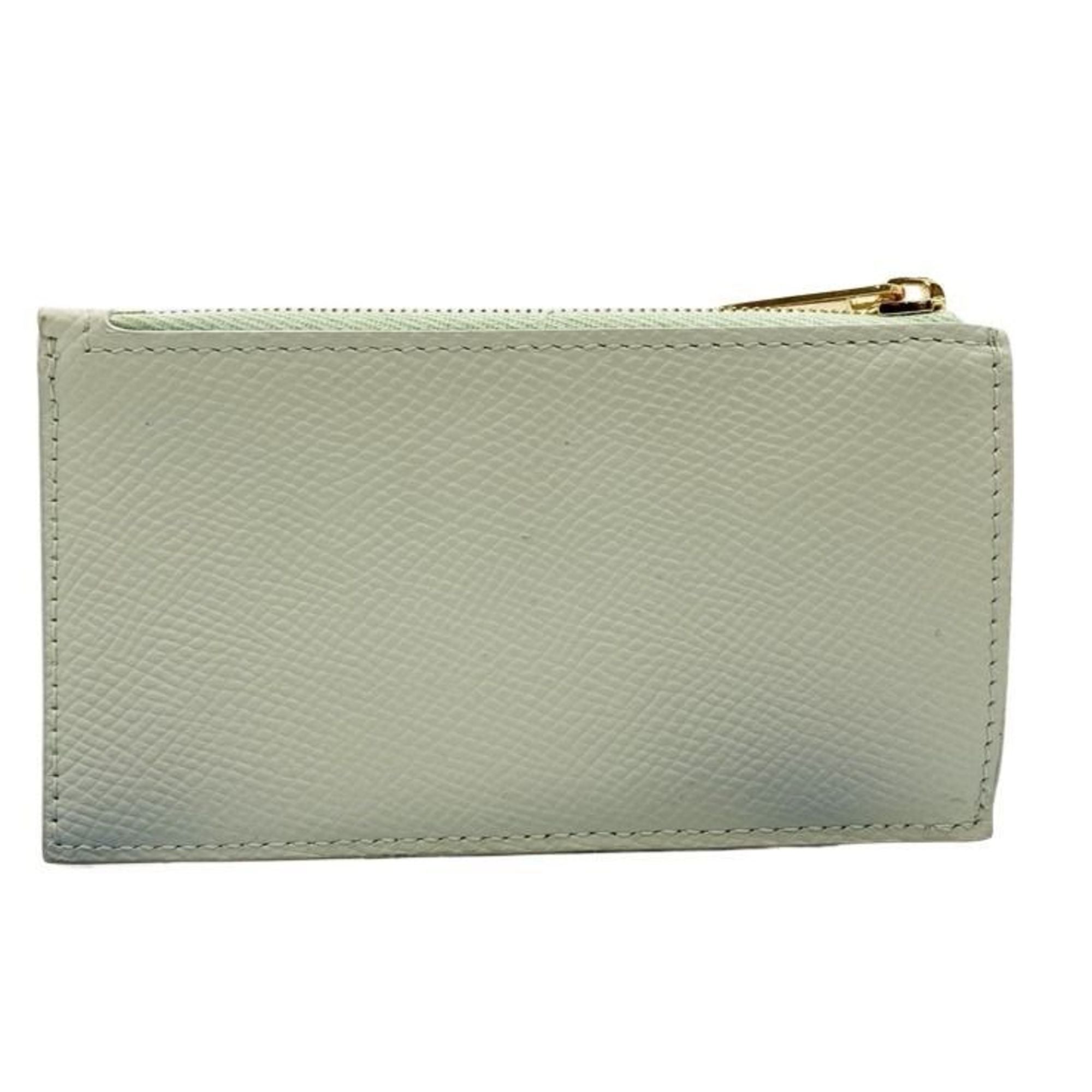 Celine Green Light Green Leather Coin Purse/Coin Case (Pre-Owned)